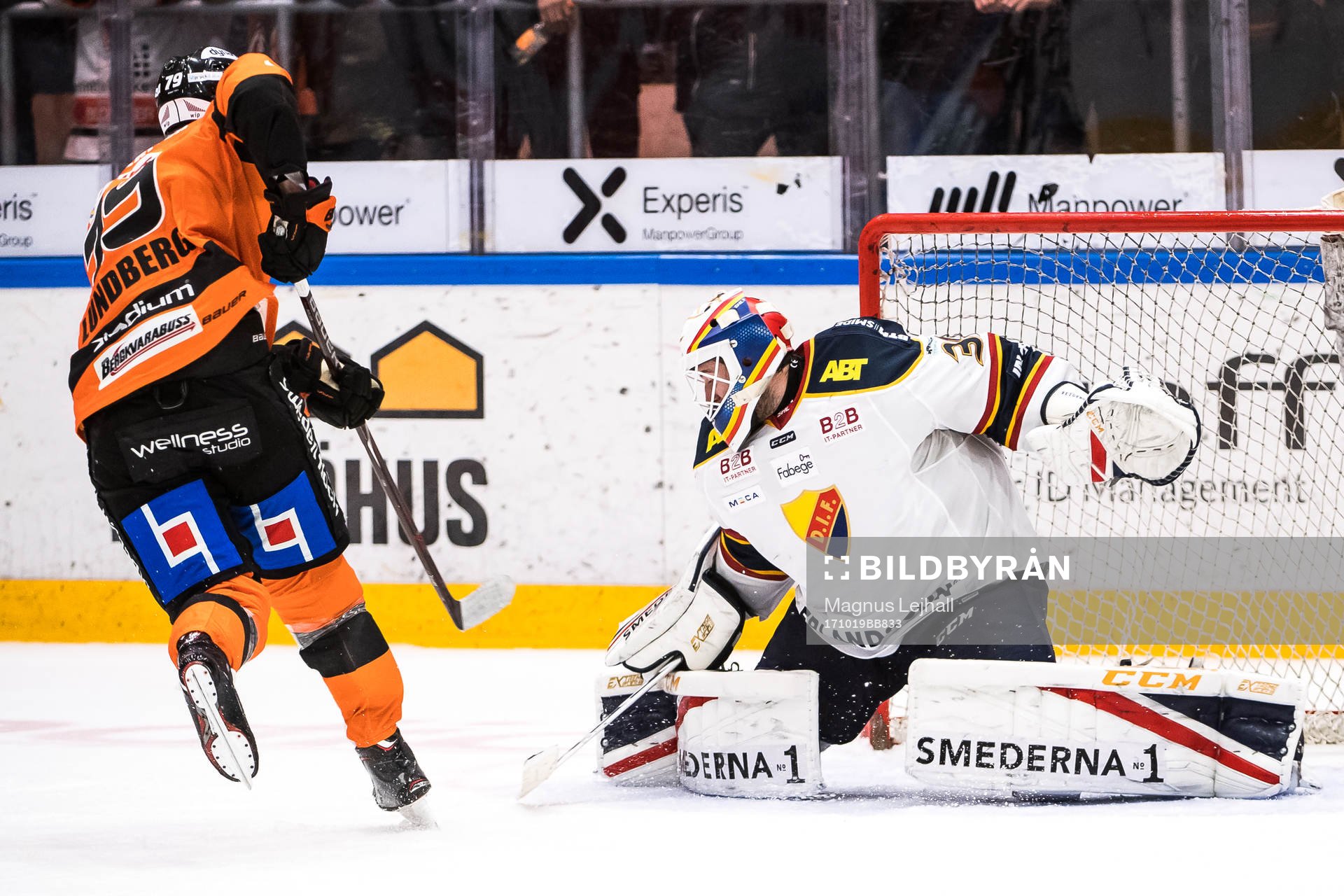 Karlskronas Emil Lundberg gör mål på straff