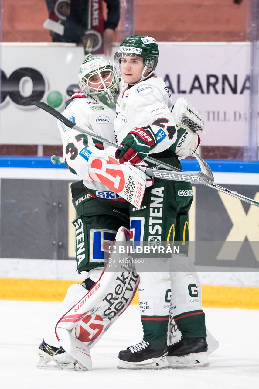 Frölundas Lias Andersson jublar