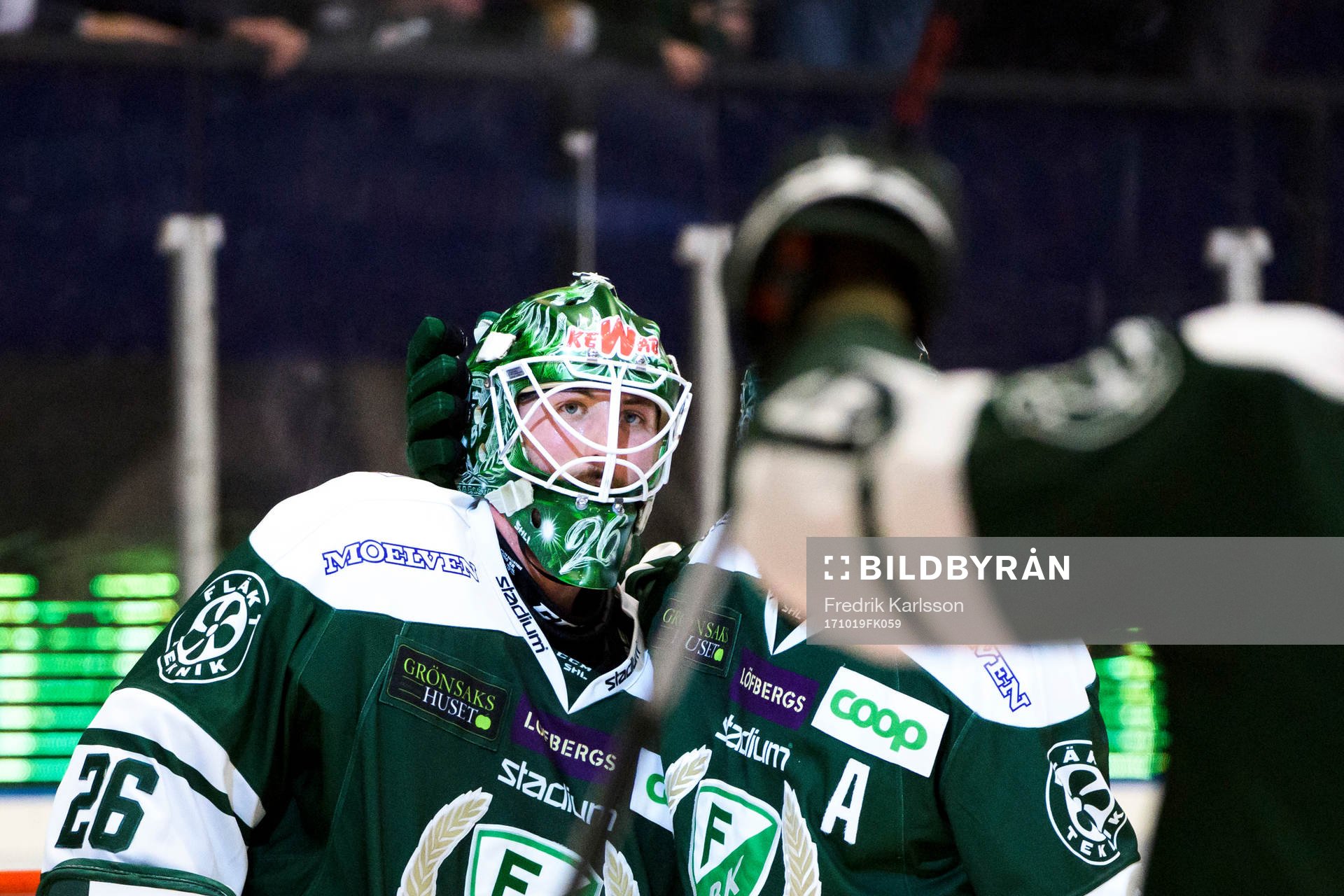 Färjestads målvakt Stefan Steen