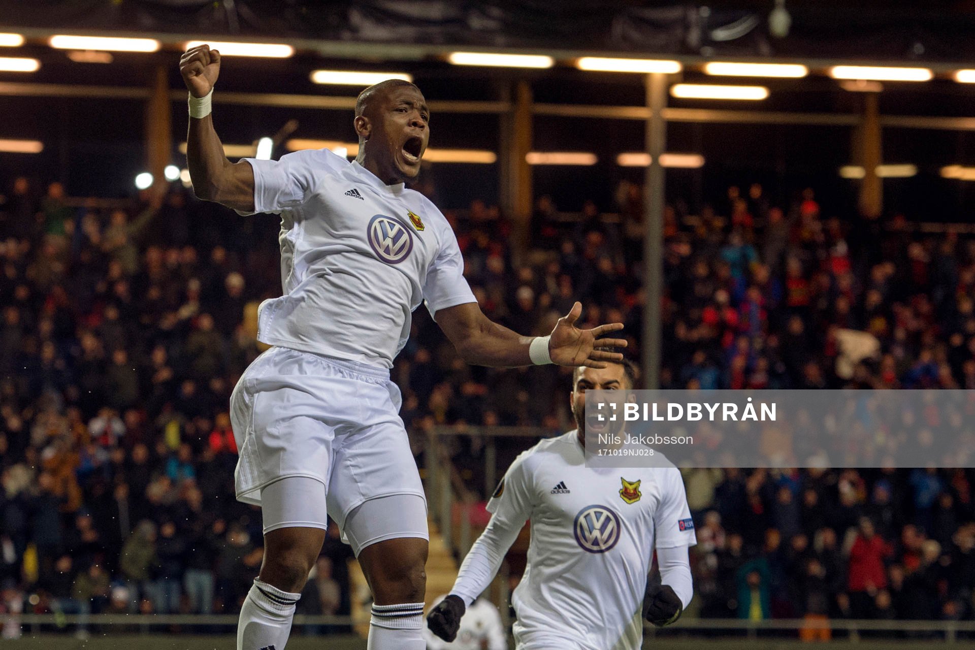 Östersunds Salisu Abdullahi Gero jublar