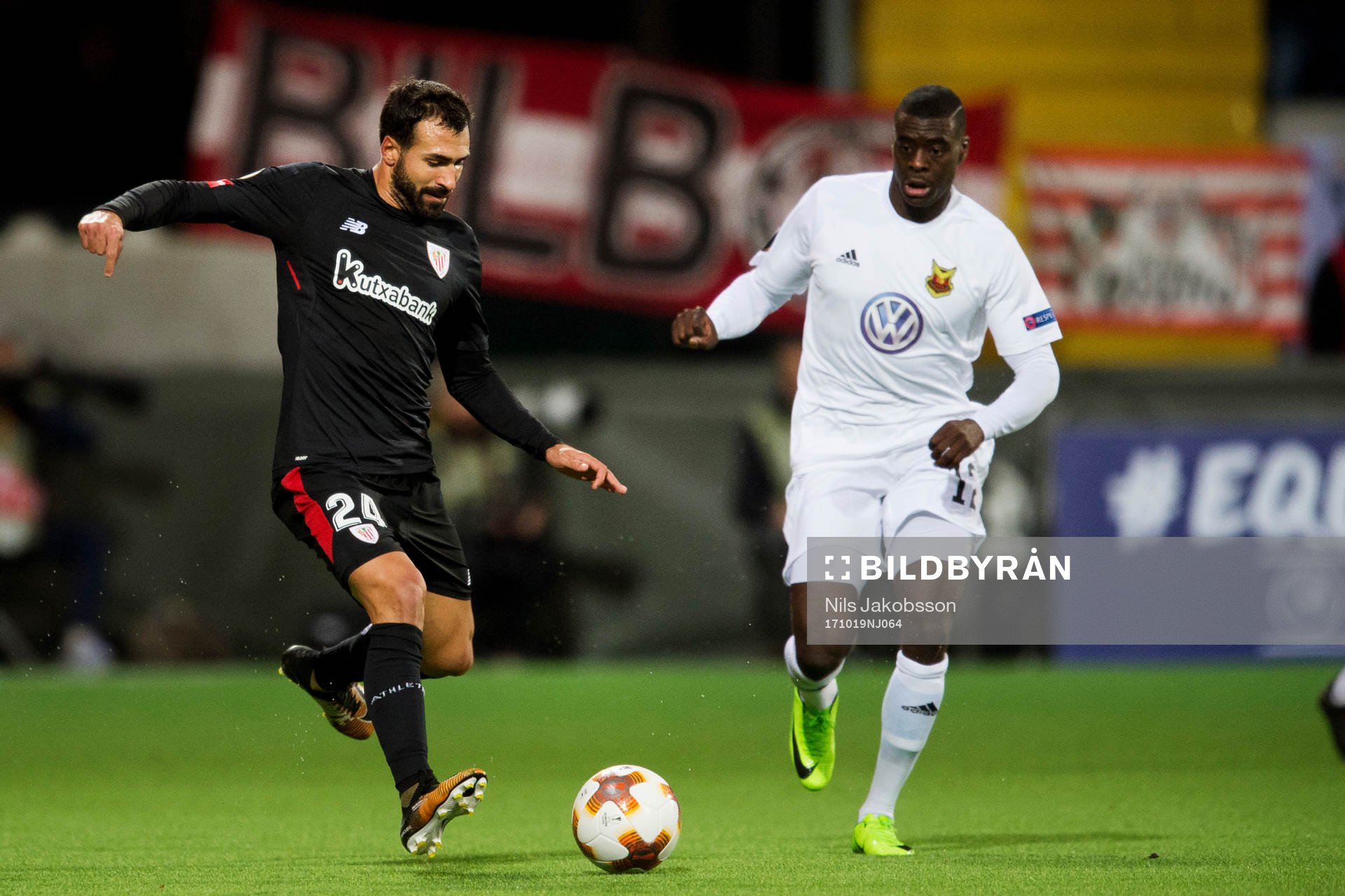 Athletic Bilbaos Mikel Balenziaga och Östersunds Ronald