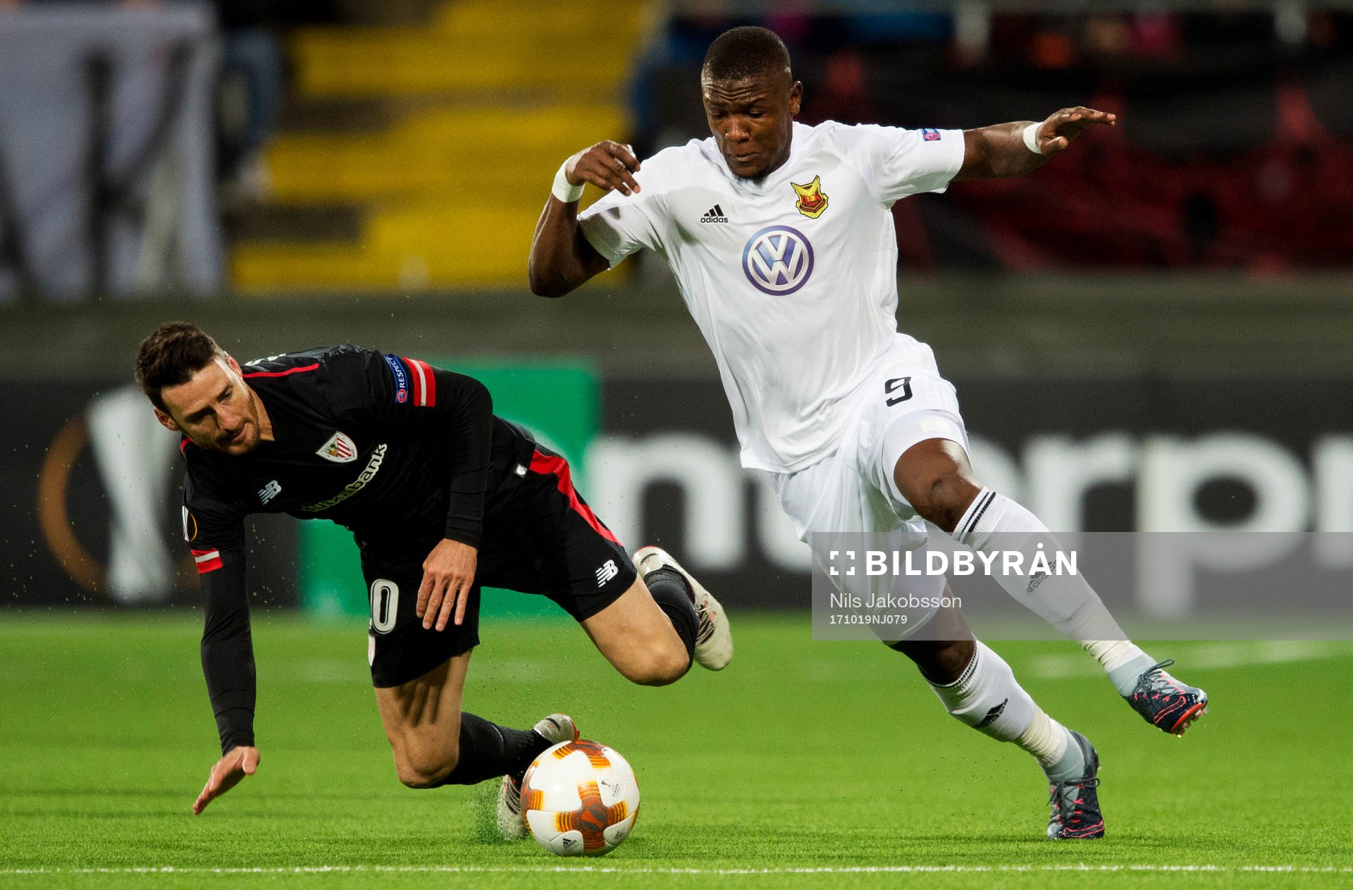 Athletic Bilbaos Gabriel Somi och Östersunds Salisu