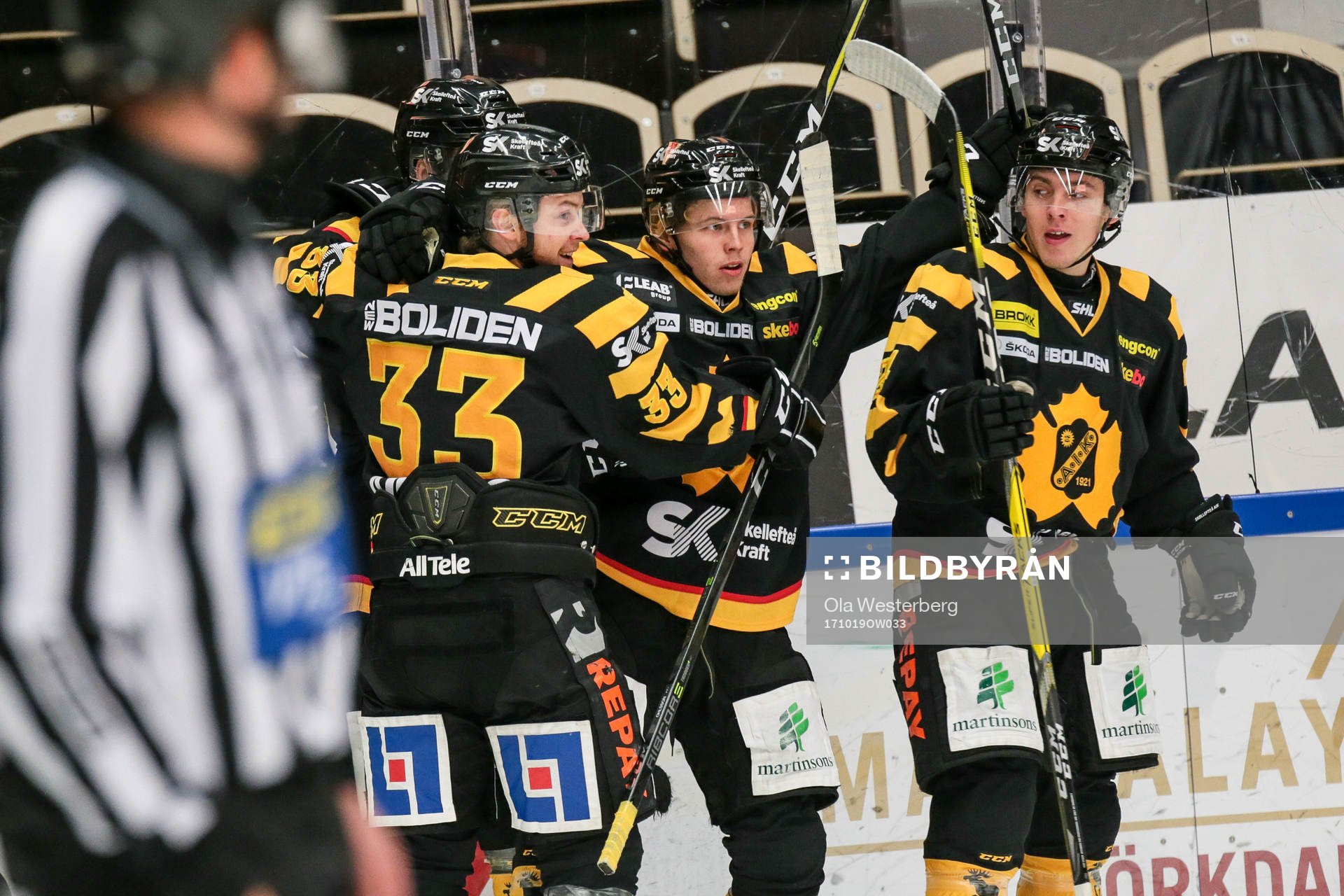 Skellefteås Tim Söderlund , Sebastian Ohlsson  och