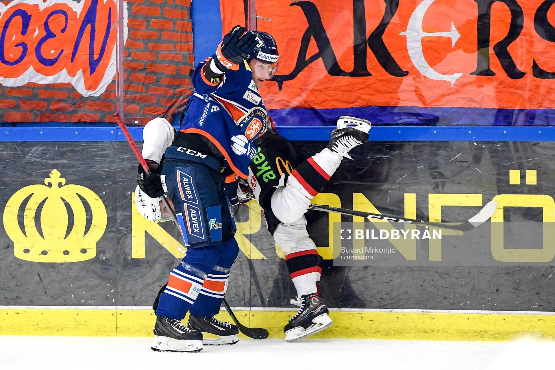 Växjös Ben Youds och Malmö Redhawks Nichlas Hardt