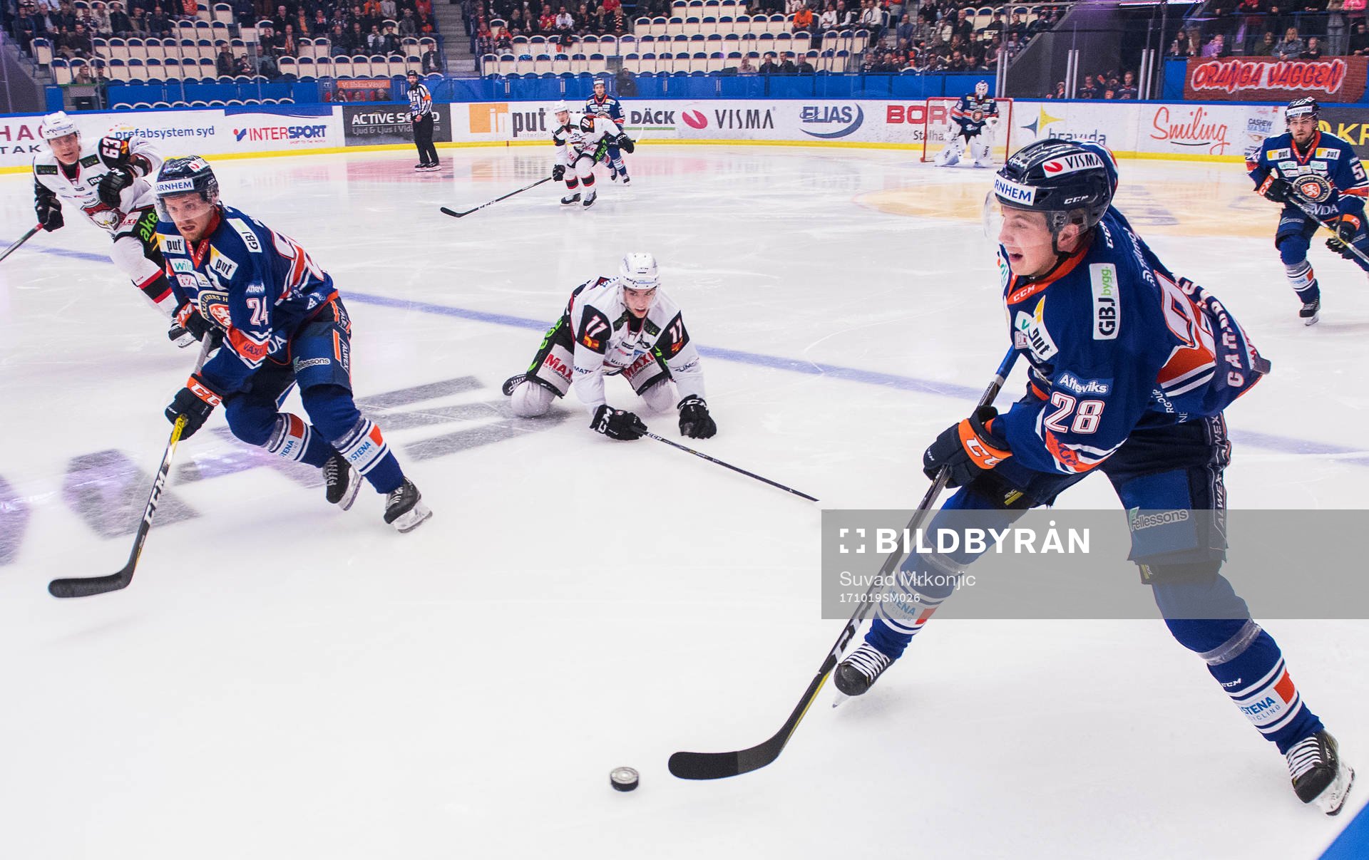 Växjös Brendan Shinnimin och Nils Carnbäck samt Malmö
