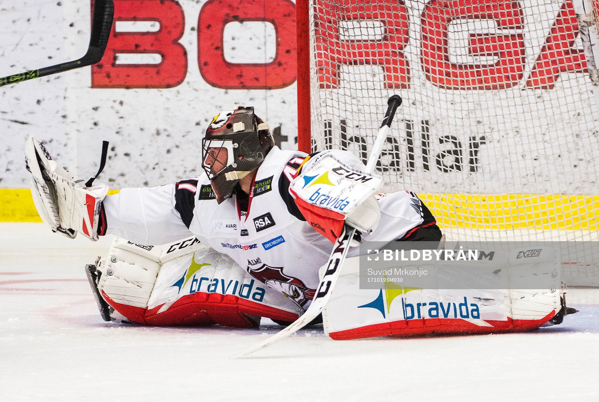 Malmö Redhawks målvakt Cristopher Nihlstorp