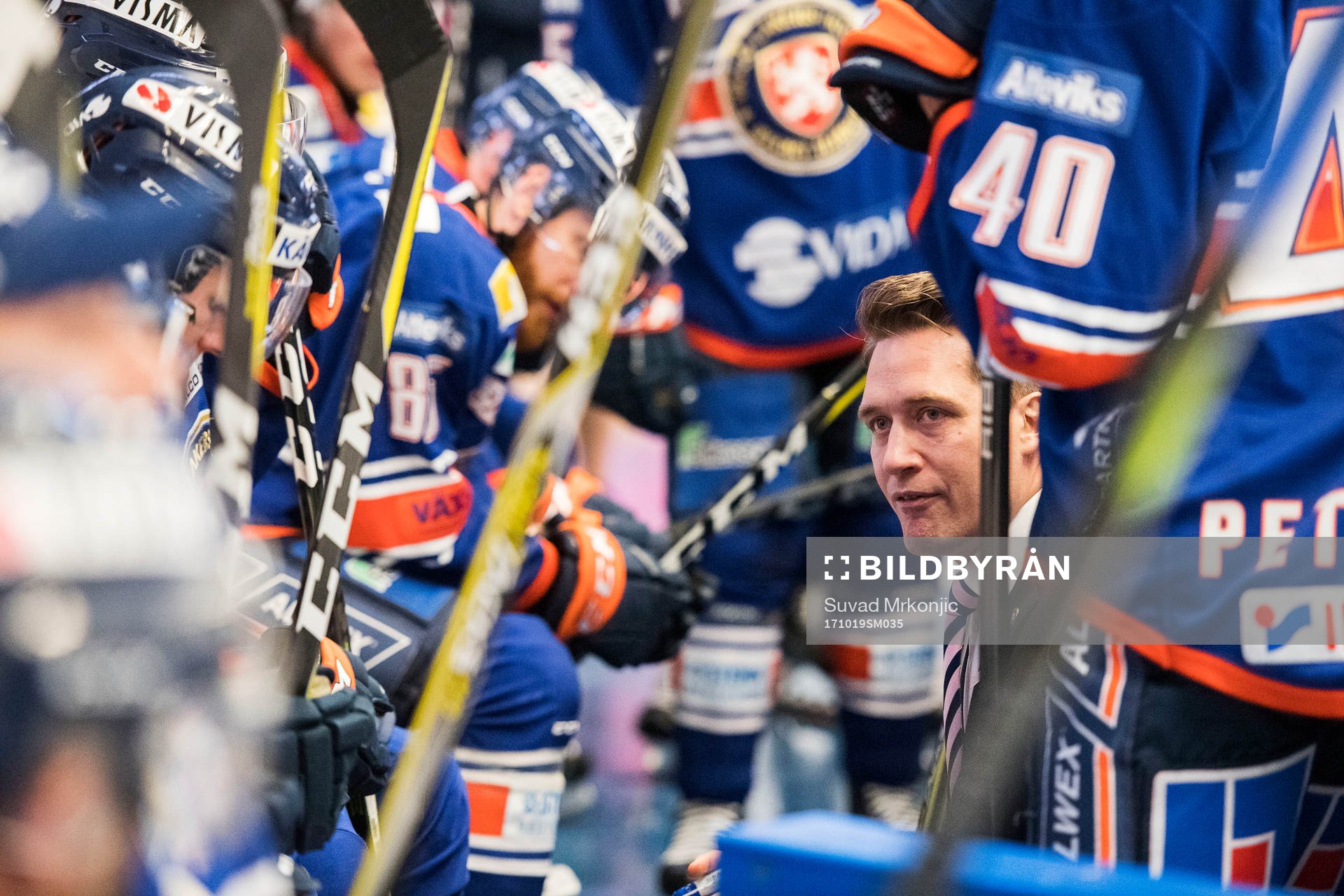 Växjös tränare Sam Hallam