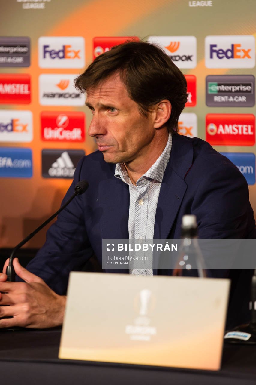Athletic Bilbaos tränare Jose Angel Ziganda på