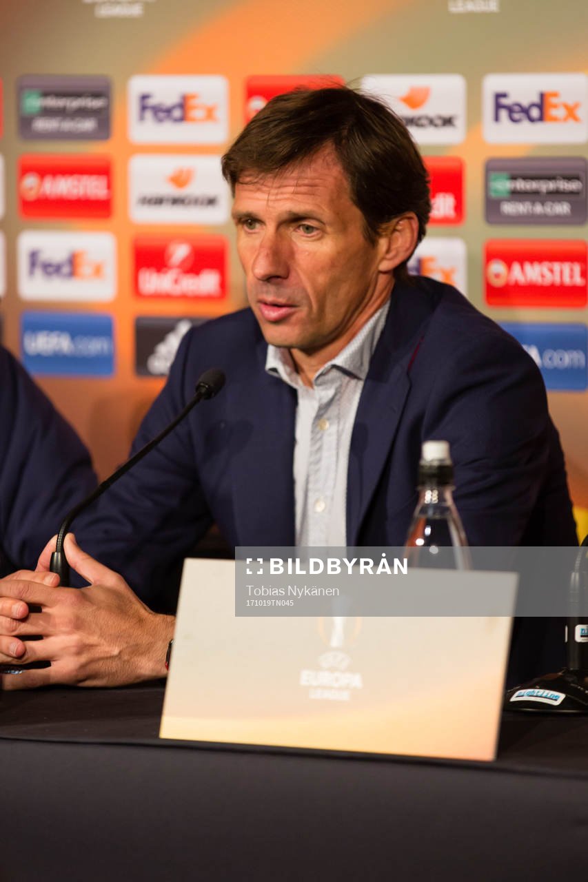 Athletic Bilbaos tränare Jose Angel Ziganda på