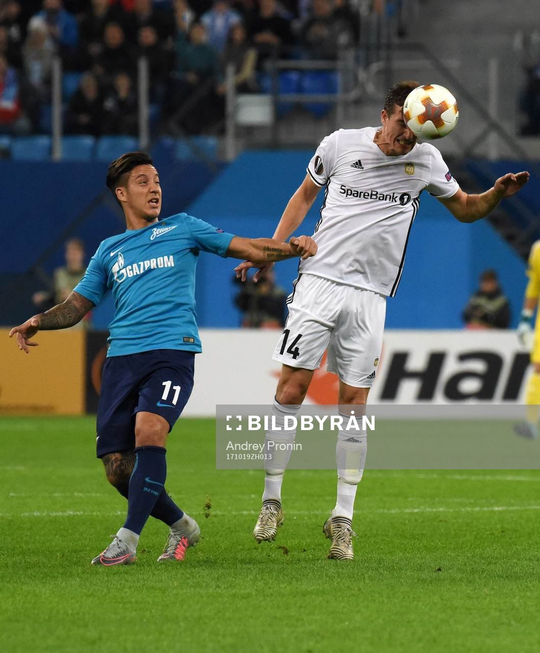 Russia. St. Petersburg. October 19, 2017. The players of