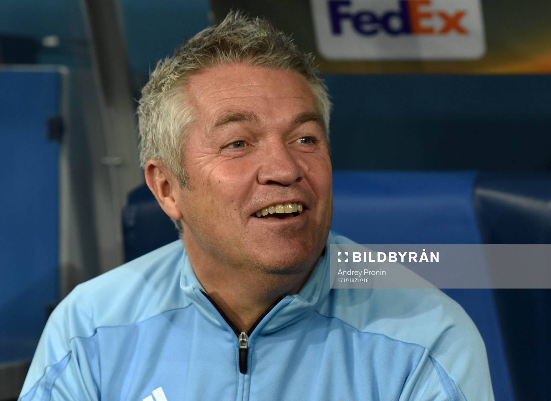 Russia. St. Petersburg. October 19, 2017. Head coach of FC