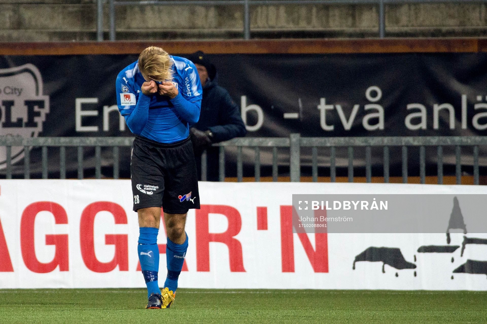 Halmstads Jesper Westerberg deppar