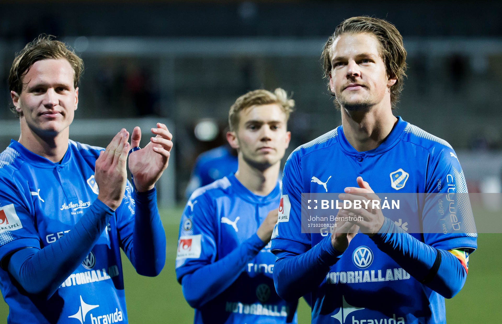 Halmstads Fredrik Liverstam jublar