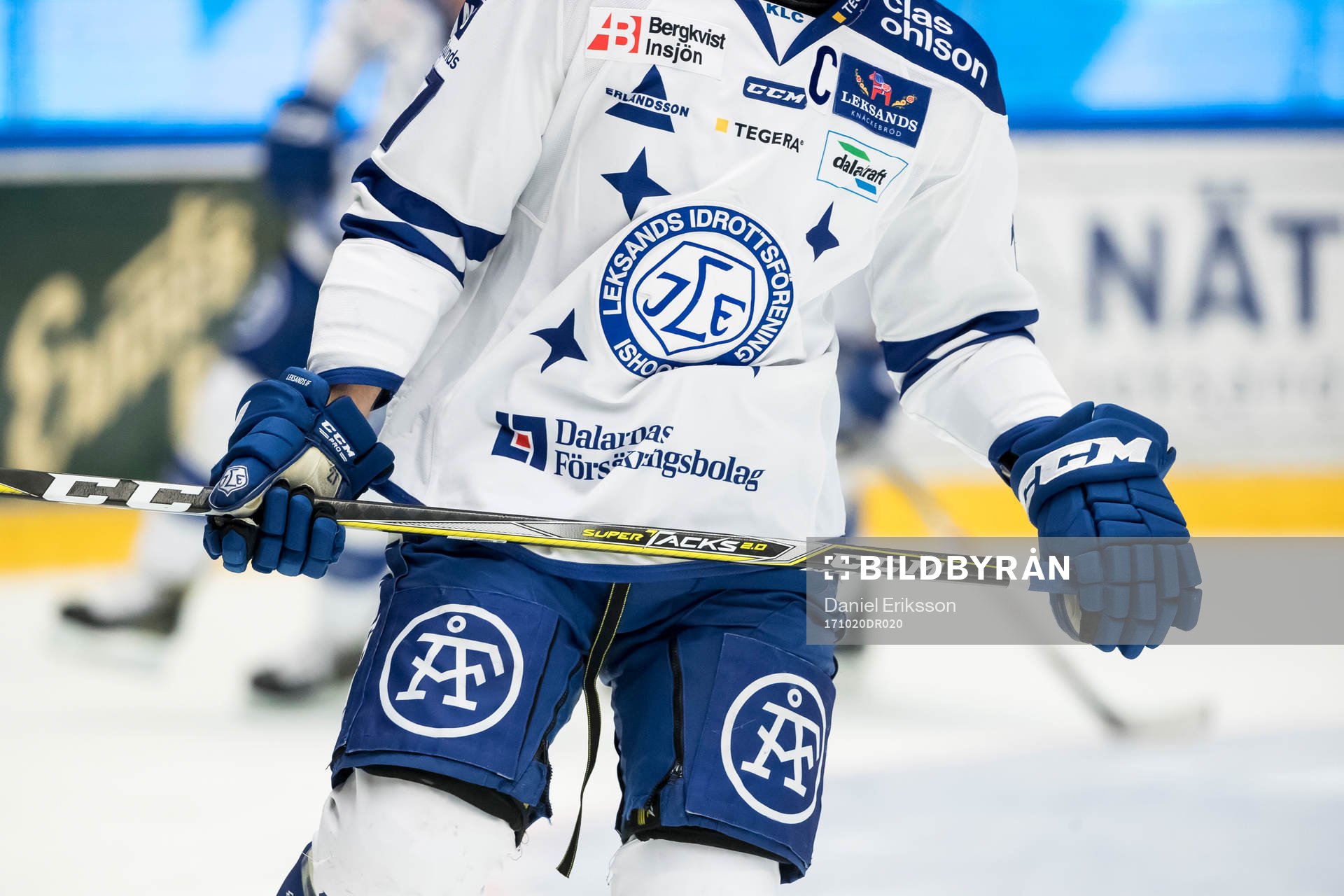 Leksands matchtröja innan ishockeymatchen i