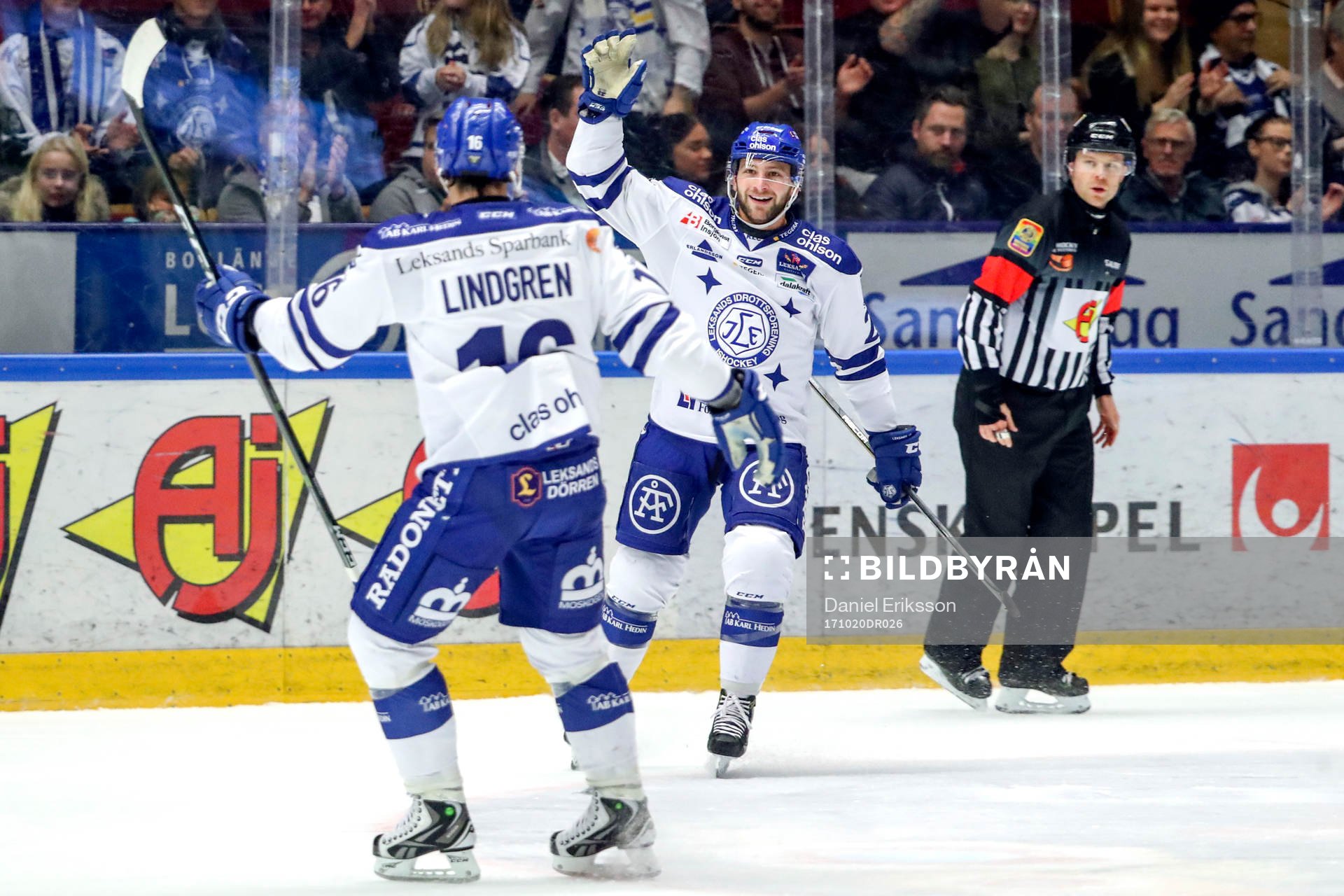 Leksands Alex Friesen jublar