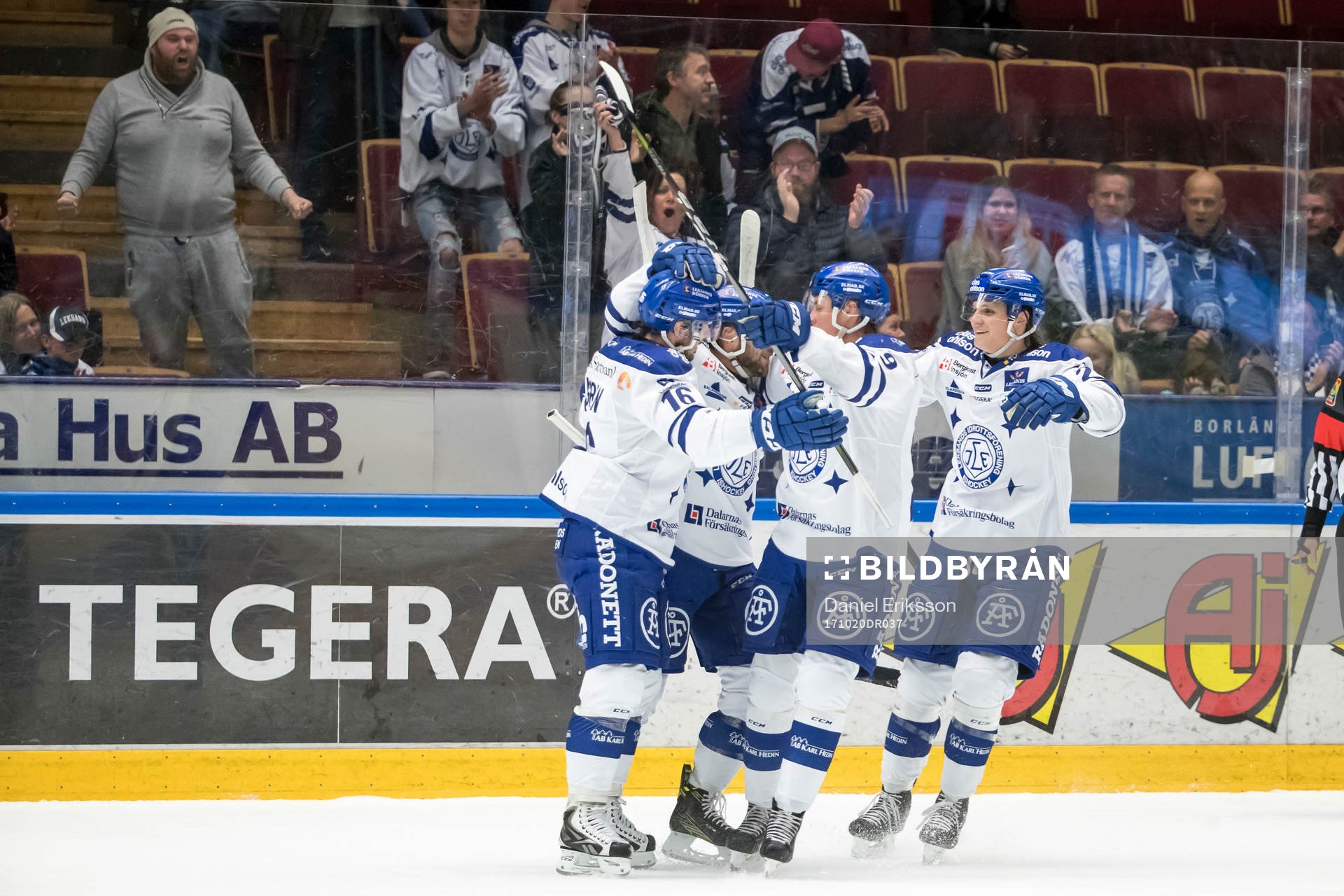 Leksands Alex Friesen jublar