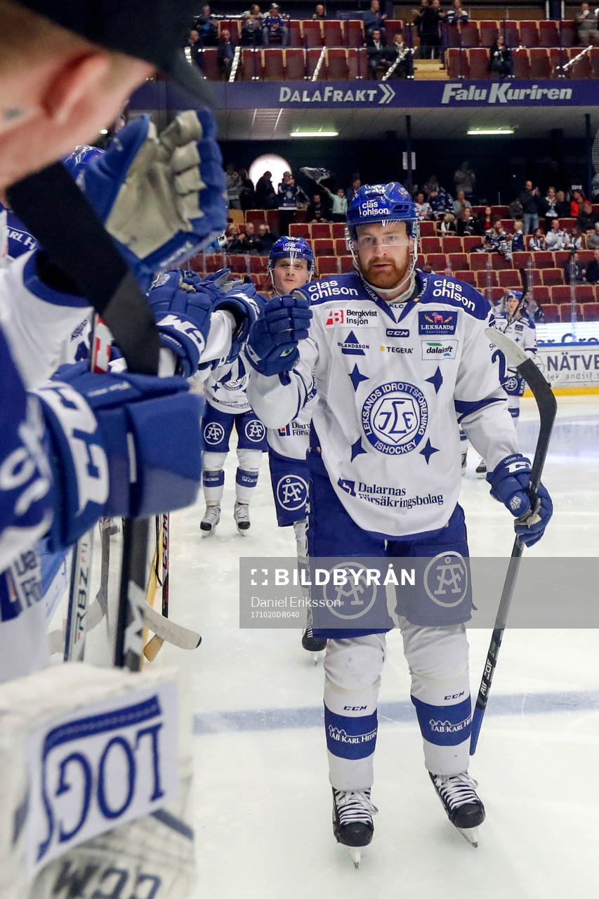 Leksands Mattias Ritola jublar