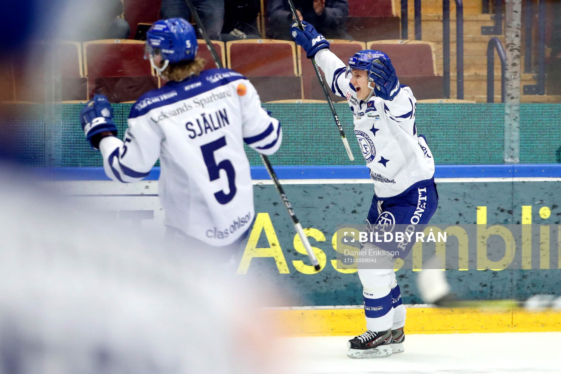 Leksands Fredrik Forsberg jublar