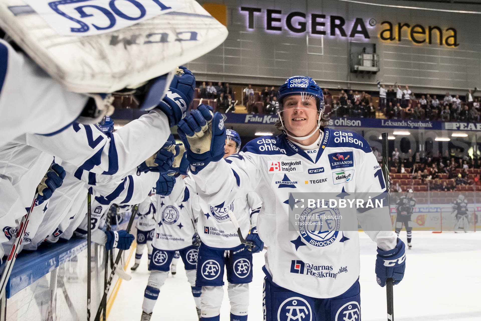 Leksands Fredrik Forsberg jublar