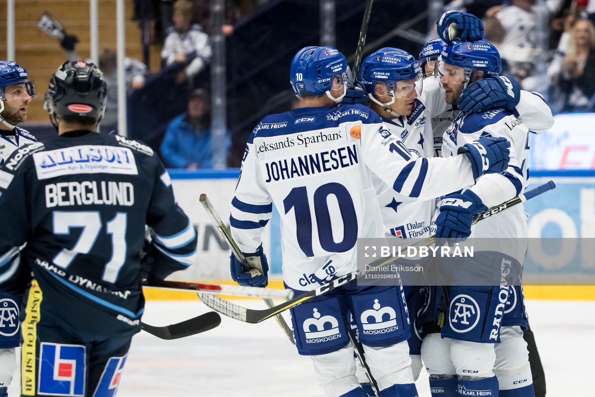 Leksands Jesper Ollas jublar