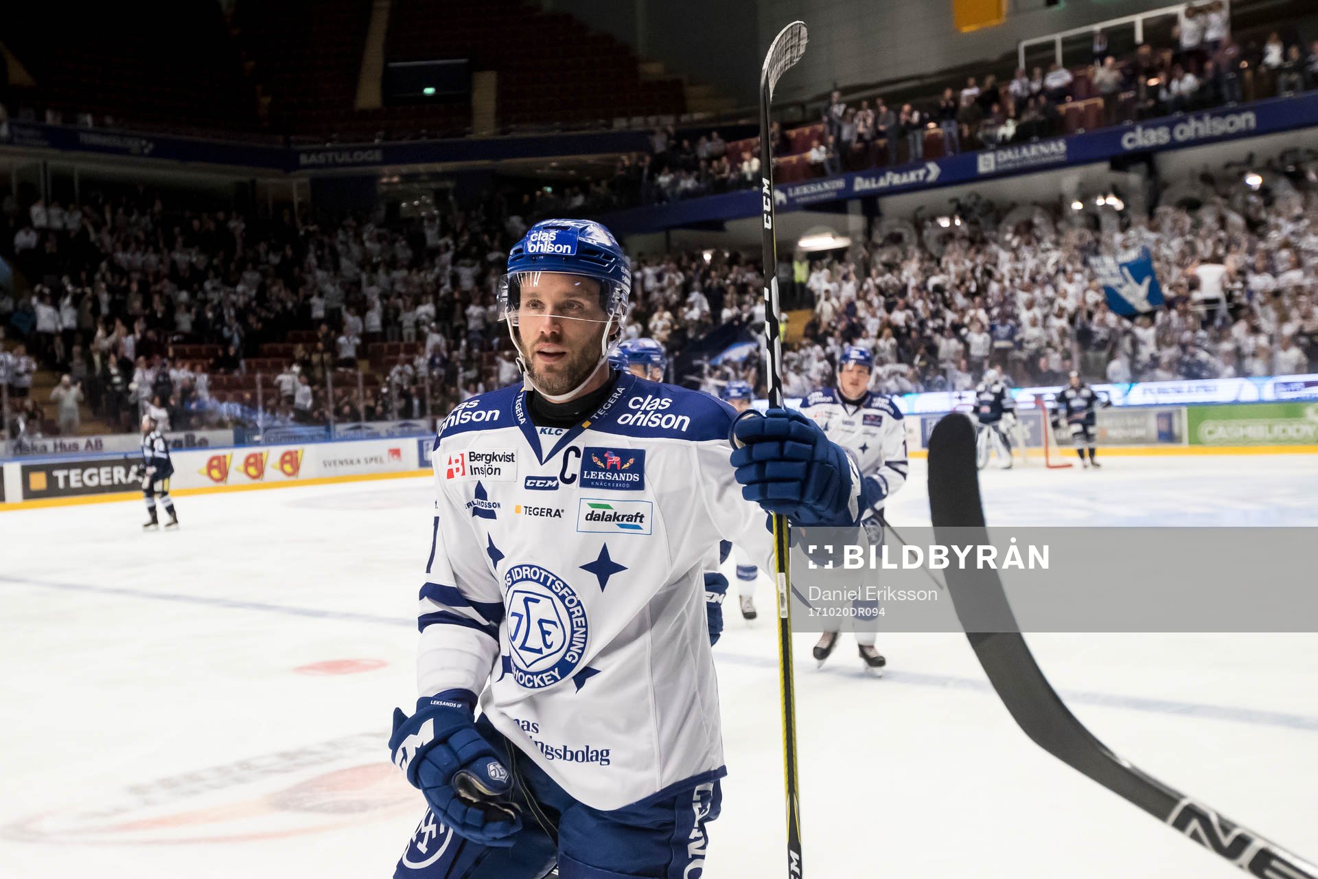 Leksands Jesper Ollas jublar