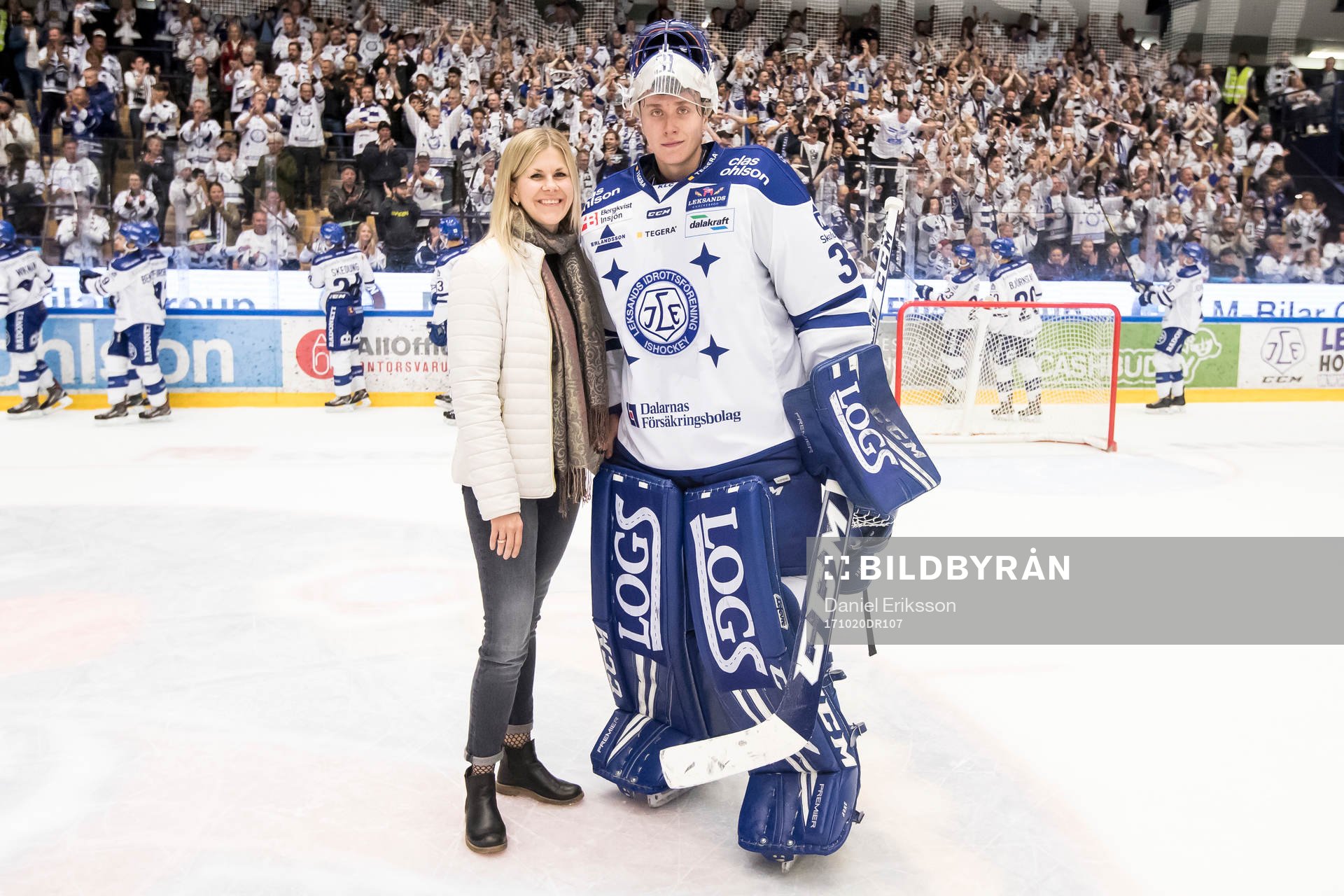 Leksands målvakt Jonas Arntzen utsedd till matchens lirare