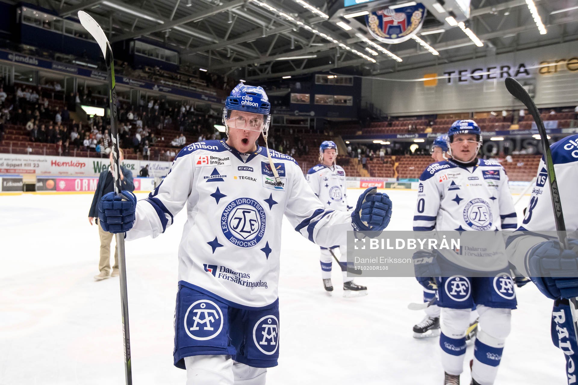 Leksands David Åslin jublar