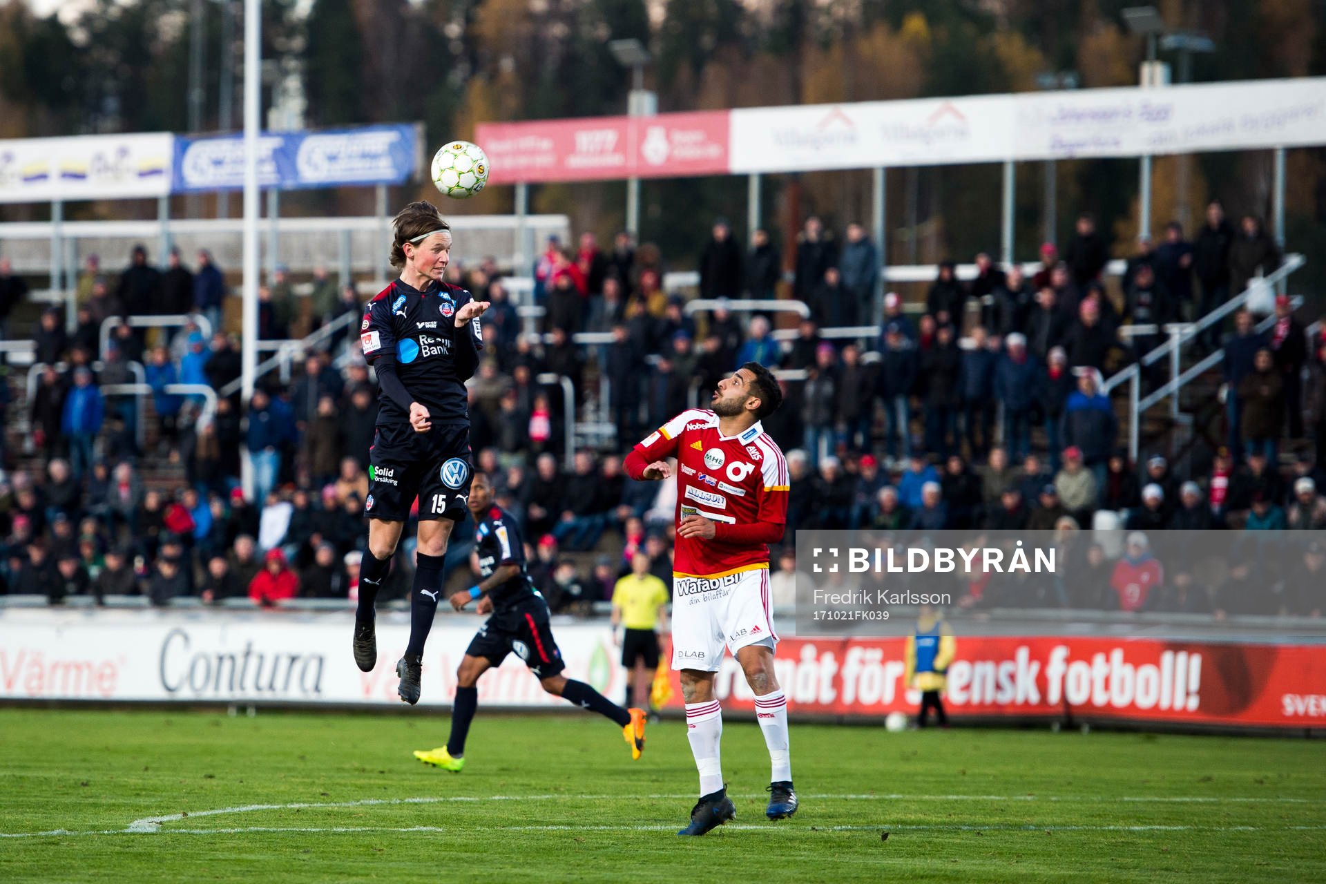 Helsingborgs Max Svensson och Degerfors Sargon Abraham