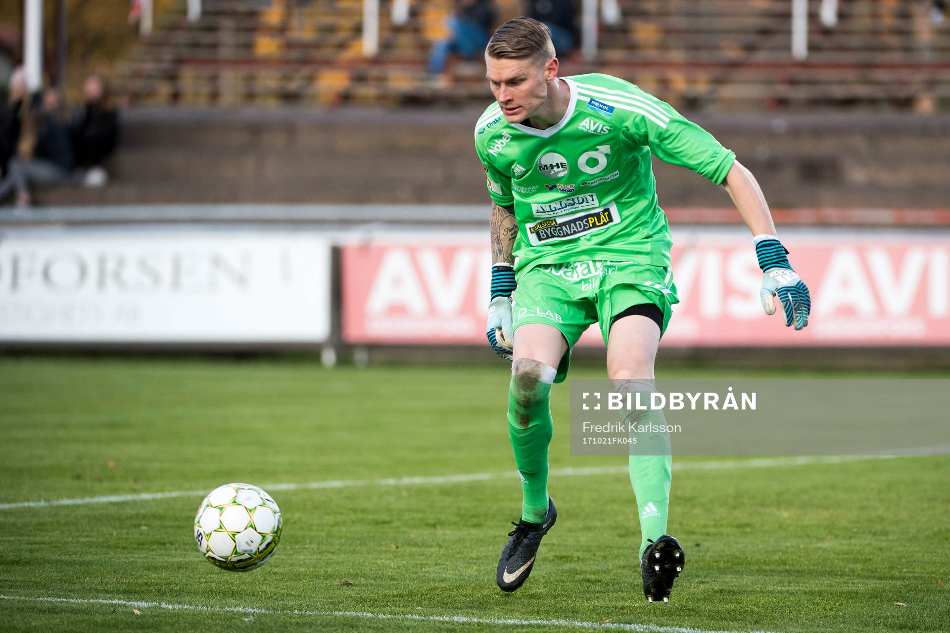 Degerfors målvakt Jesse Öst