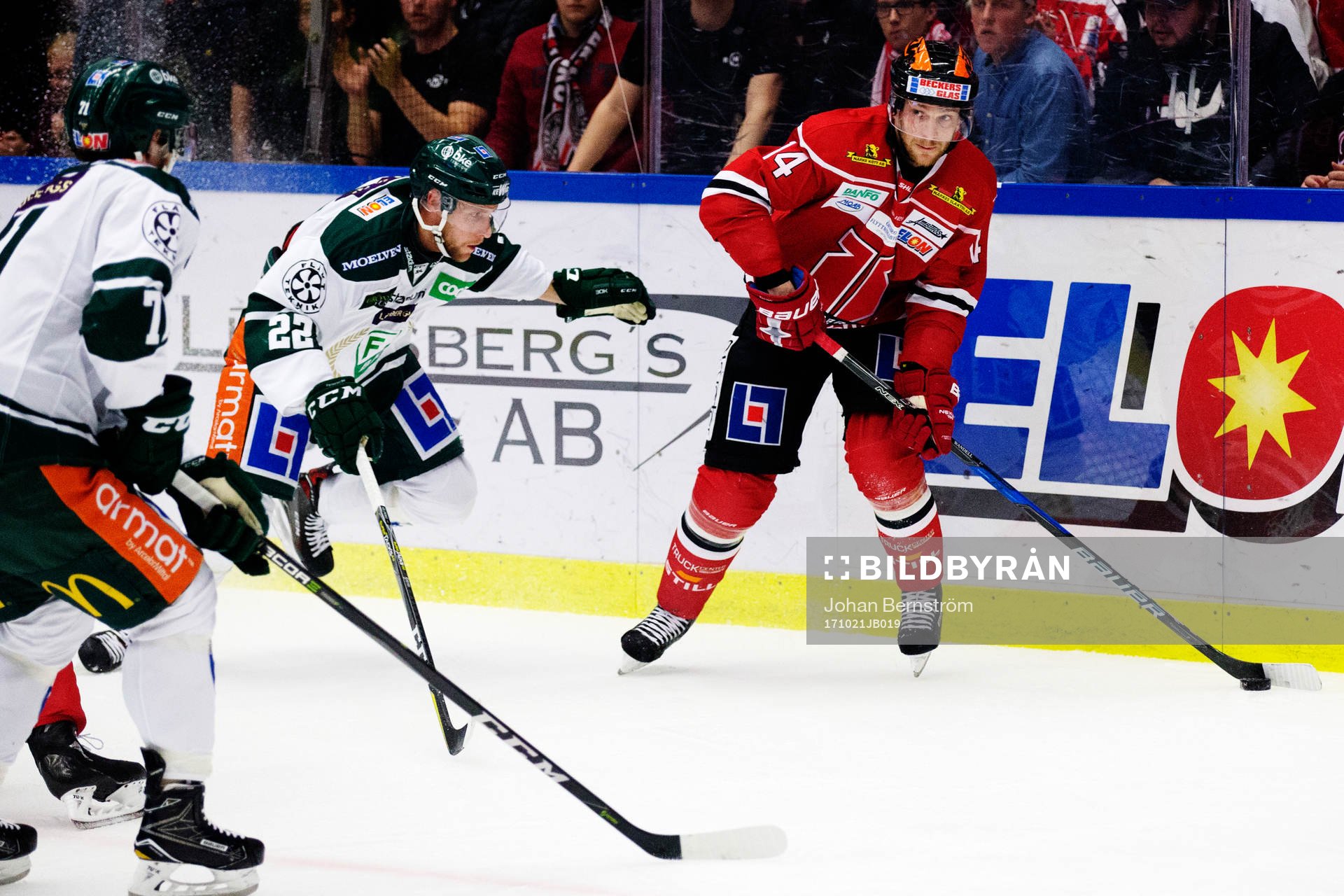 Färjestads Per Åslund och Örebros Tom Wandell