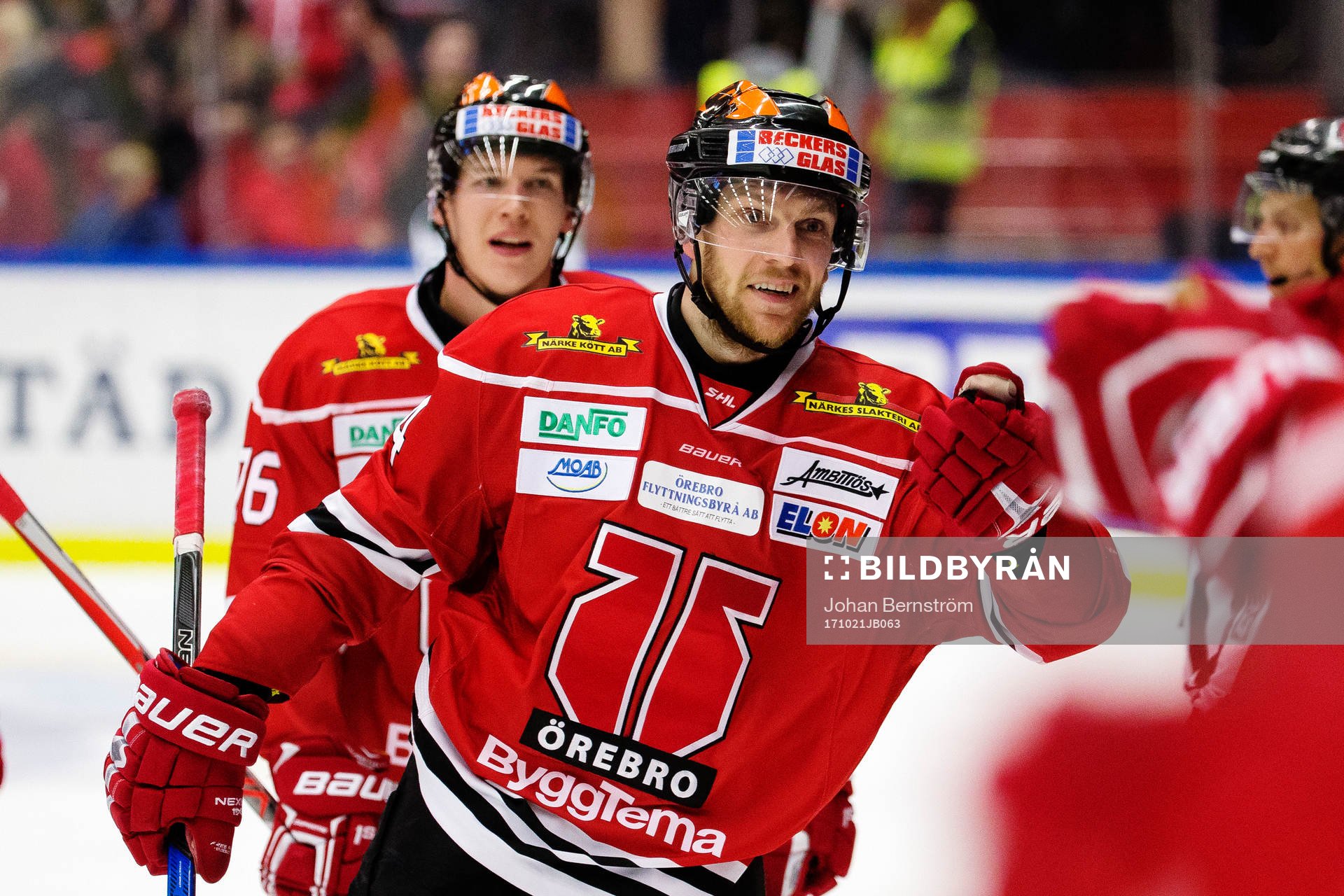 Örebros Tom Wandell jublar