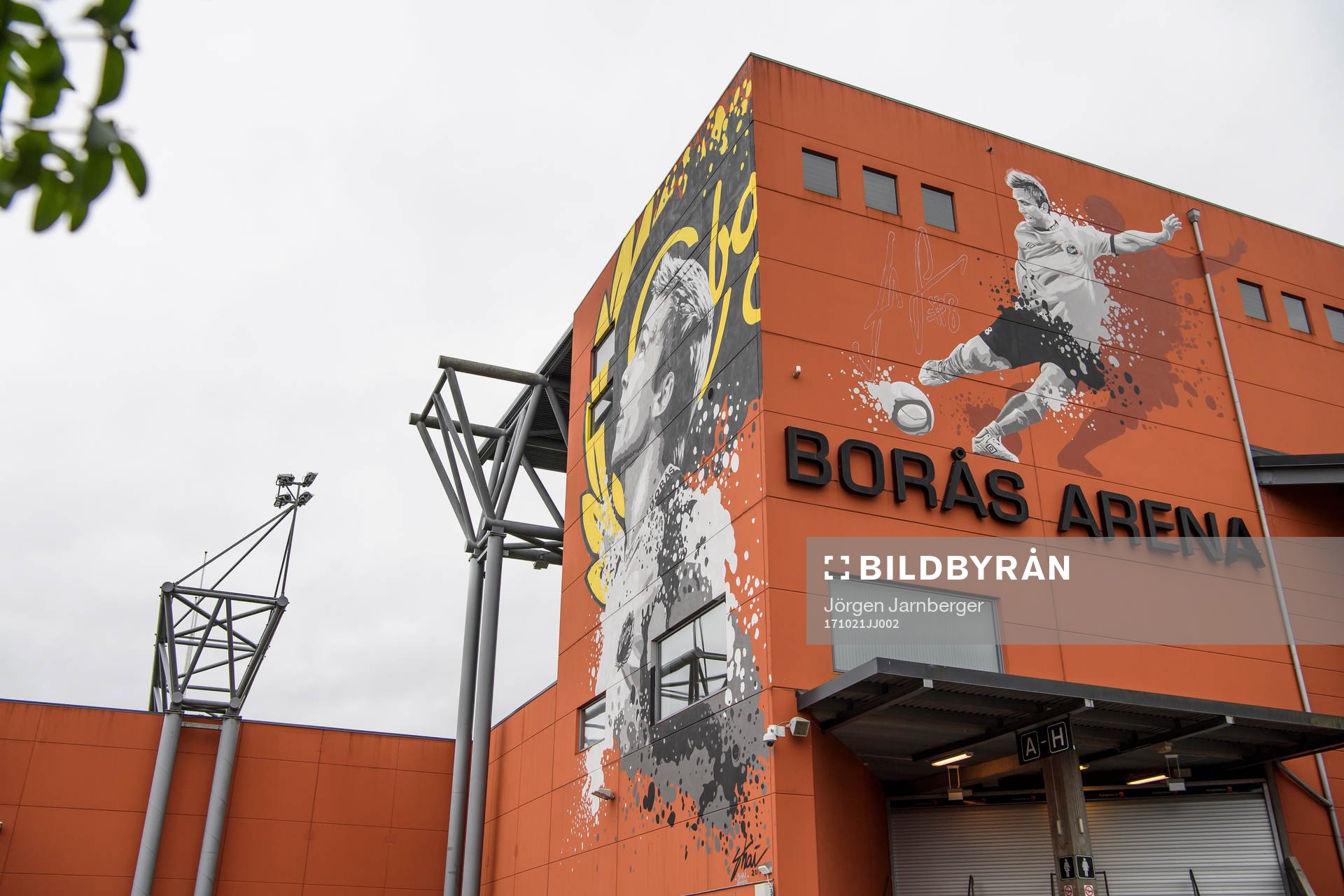 Väggmålningarna på Borås arena med Anders Svensson