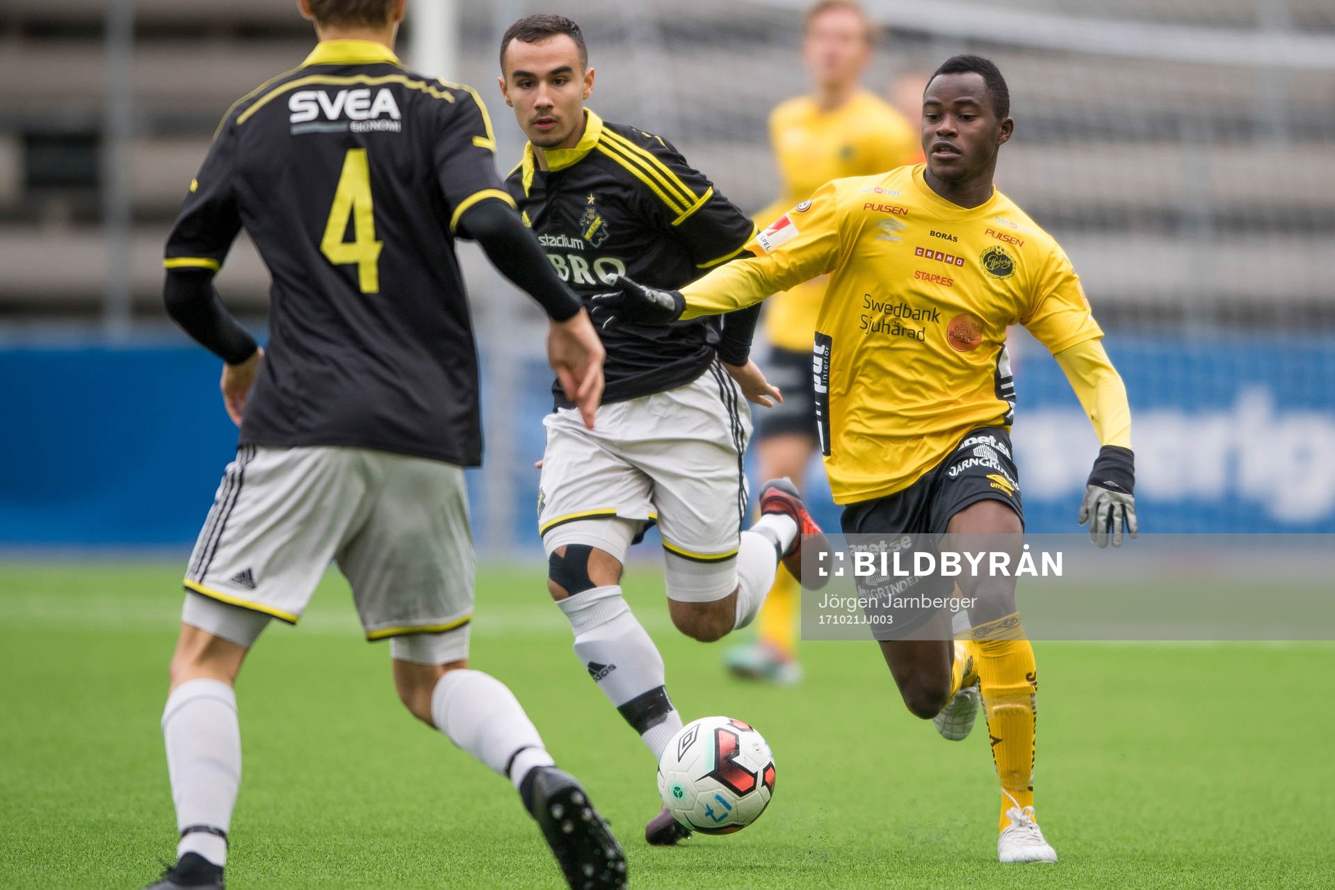 Elfsborgs Prince Isaac Kouame och AIK’s Albin Mörfelt