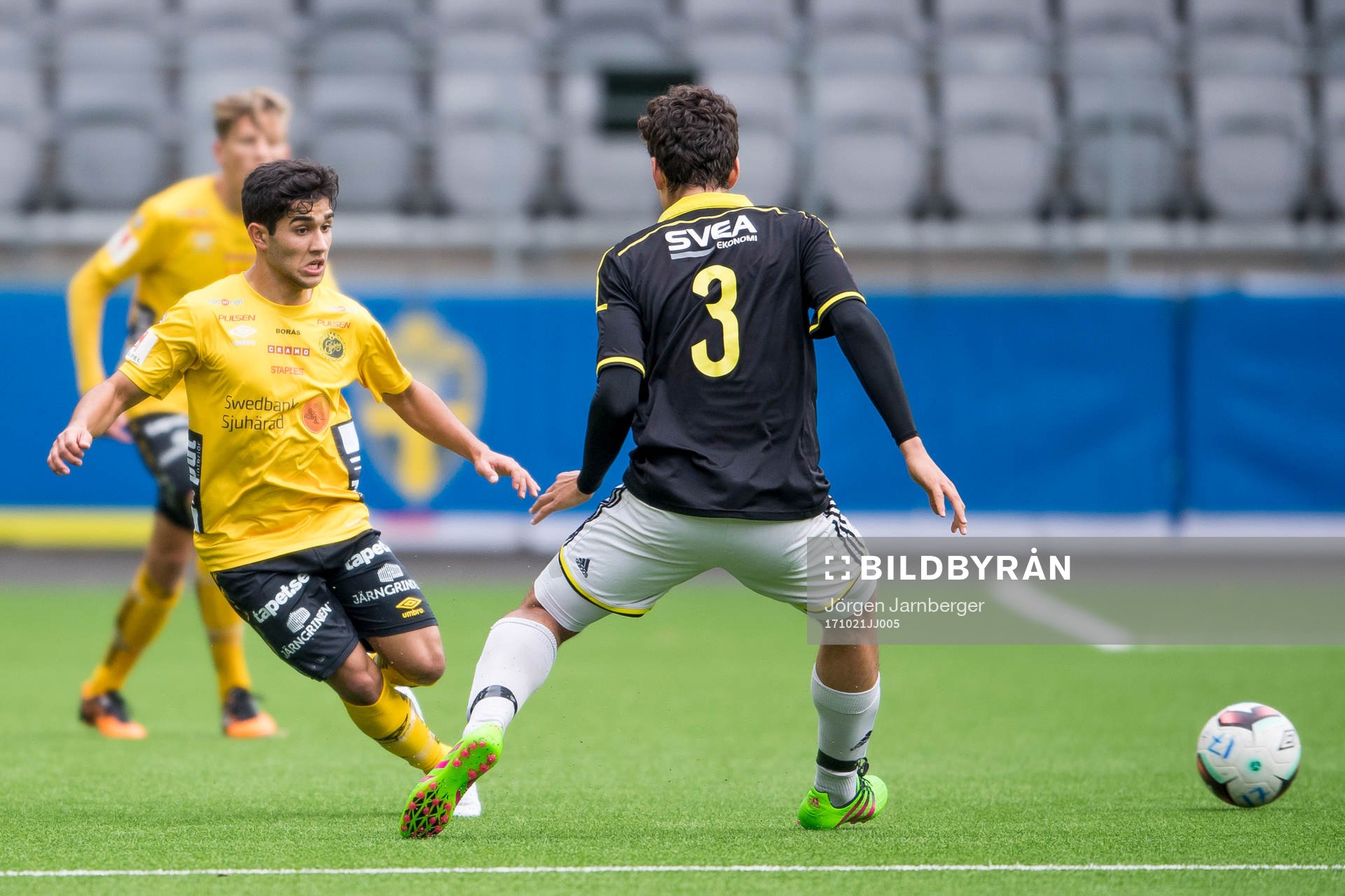 Elfsborgs Eduart Iljazi och AIK’s Mark Gorgos
