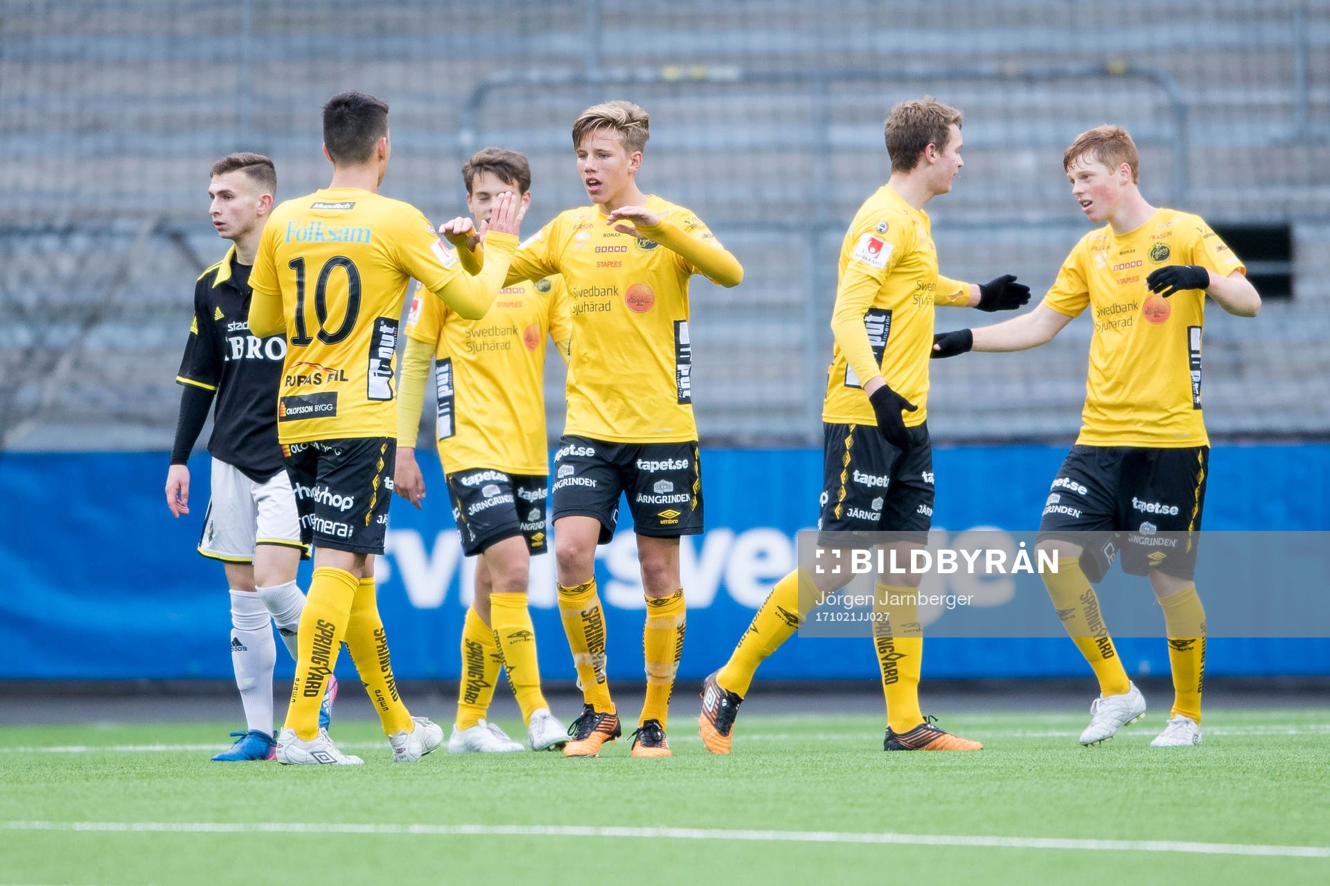 Elfsborgs spelare jublar