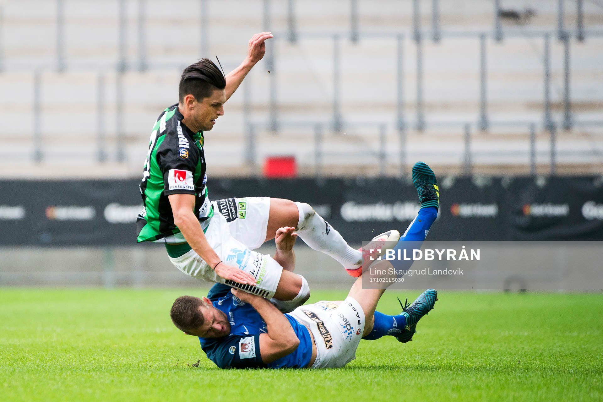GAIS Luka Mijaljevic och Norrbys Mehmed Dresevic