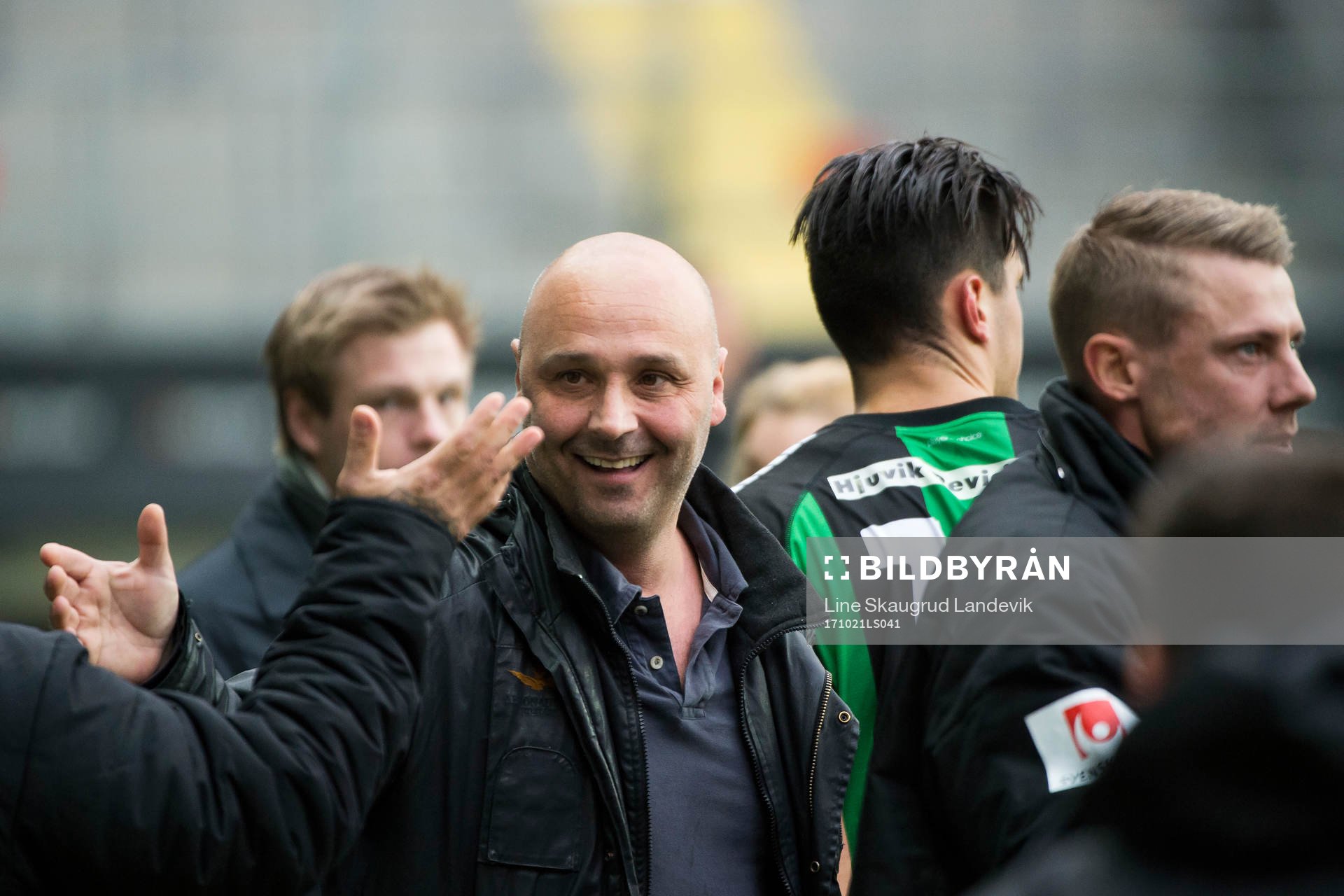 GAIS tränare Bosko Orovic jublar