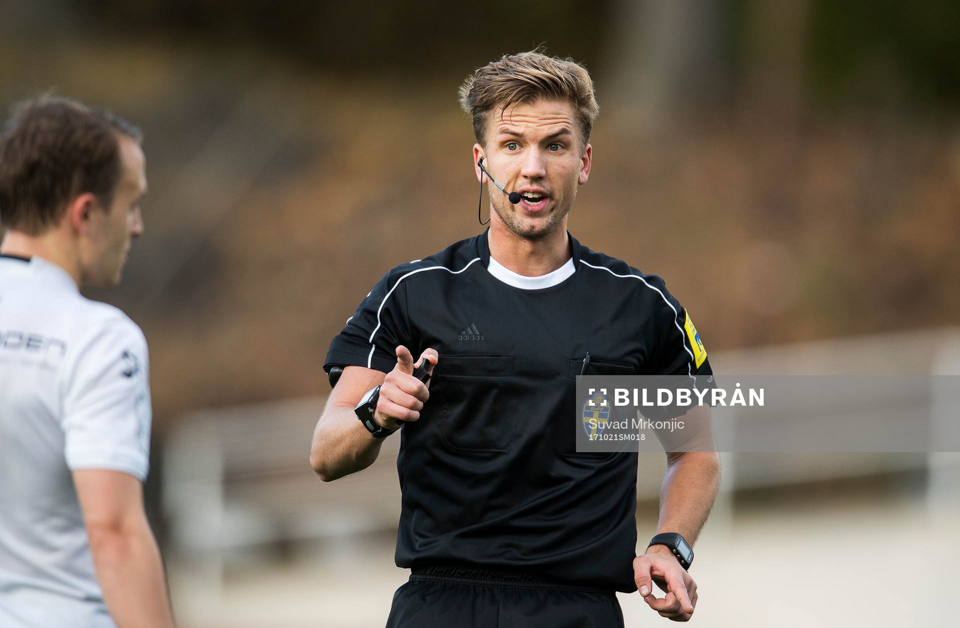 Matchens domare Fredrik Hansson