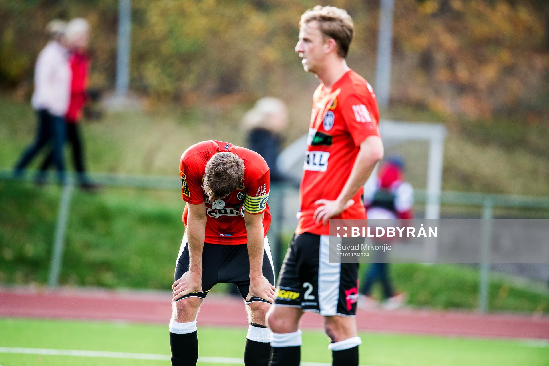 Landskronas Philip Andersson och Viktor Svensson deppar