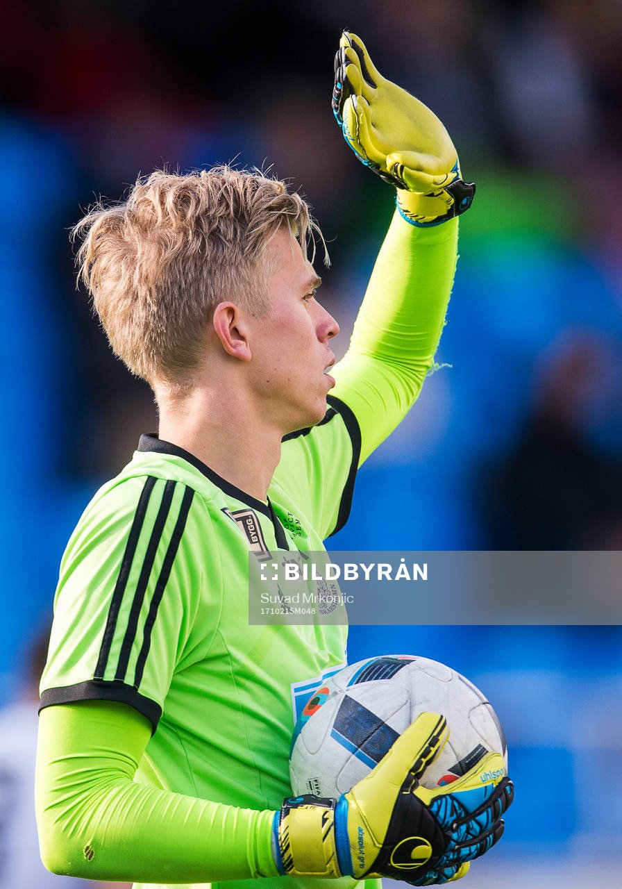 Oskarshamns målvakt Oliver Bergman