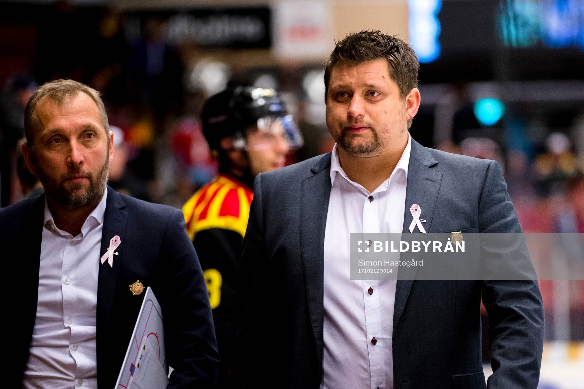 Moras assisterande tränare Mikael Johansson och tränare