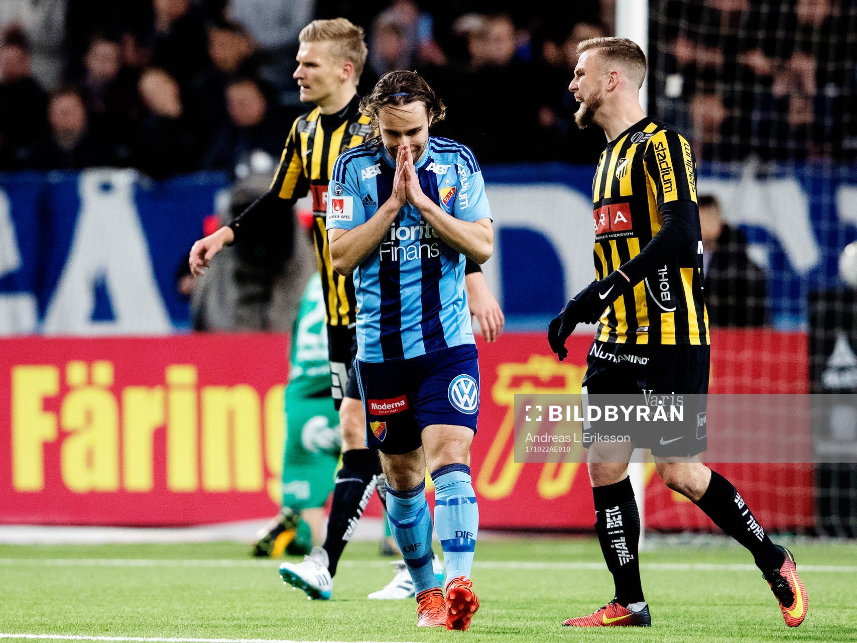 Djurgårdens Kevin Walker deppar