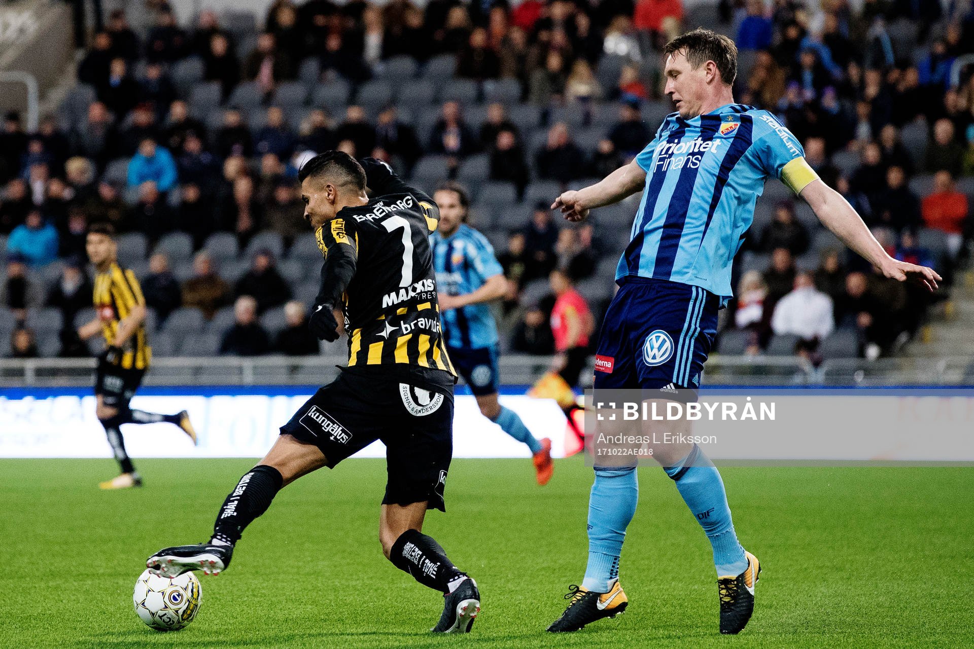 Häckens Ahmed Yasin och Djurgårdens Kim Källström