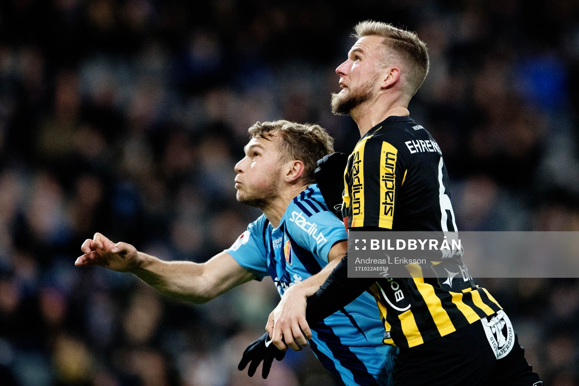 Djurgårdens Jesper Karlström och Häckens Alexander