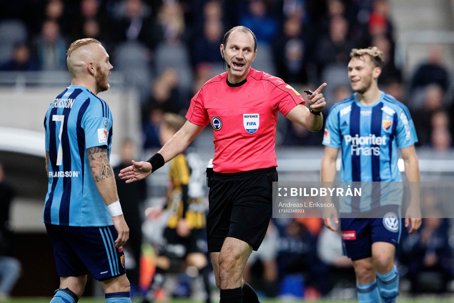 Djurgårdens Magnus Eriksson och Jesper Karlström med