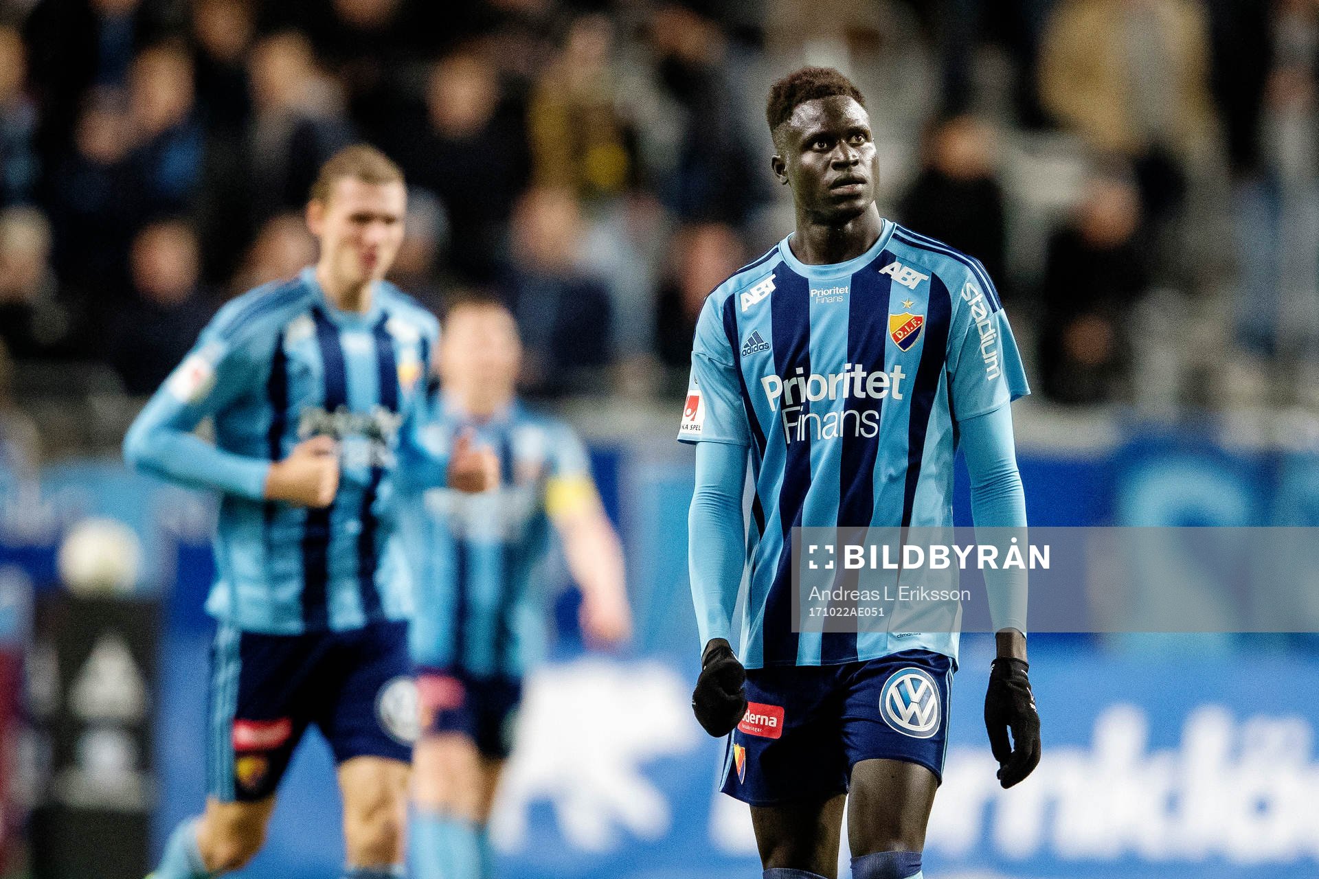 Djurgårdens Aliou Badji deppar