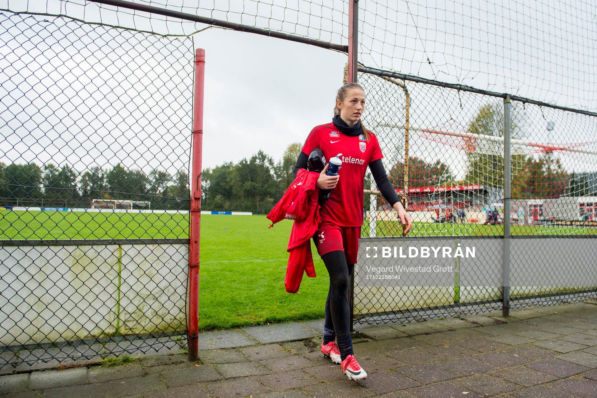 Goalkeeper Cecilie Fiskerstrand of Norway