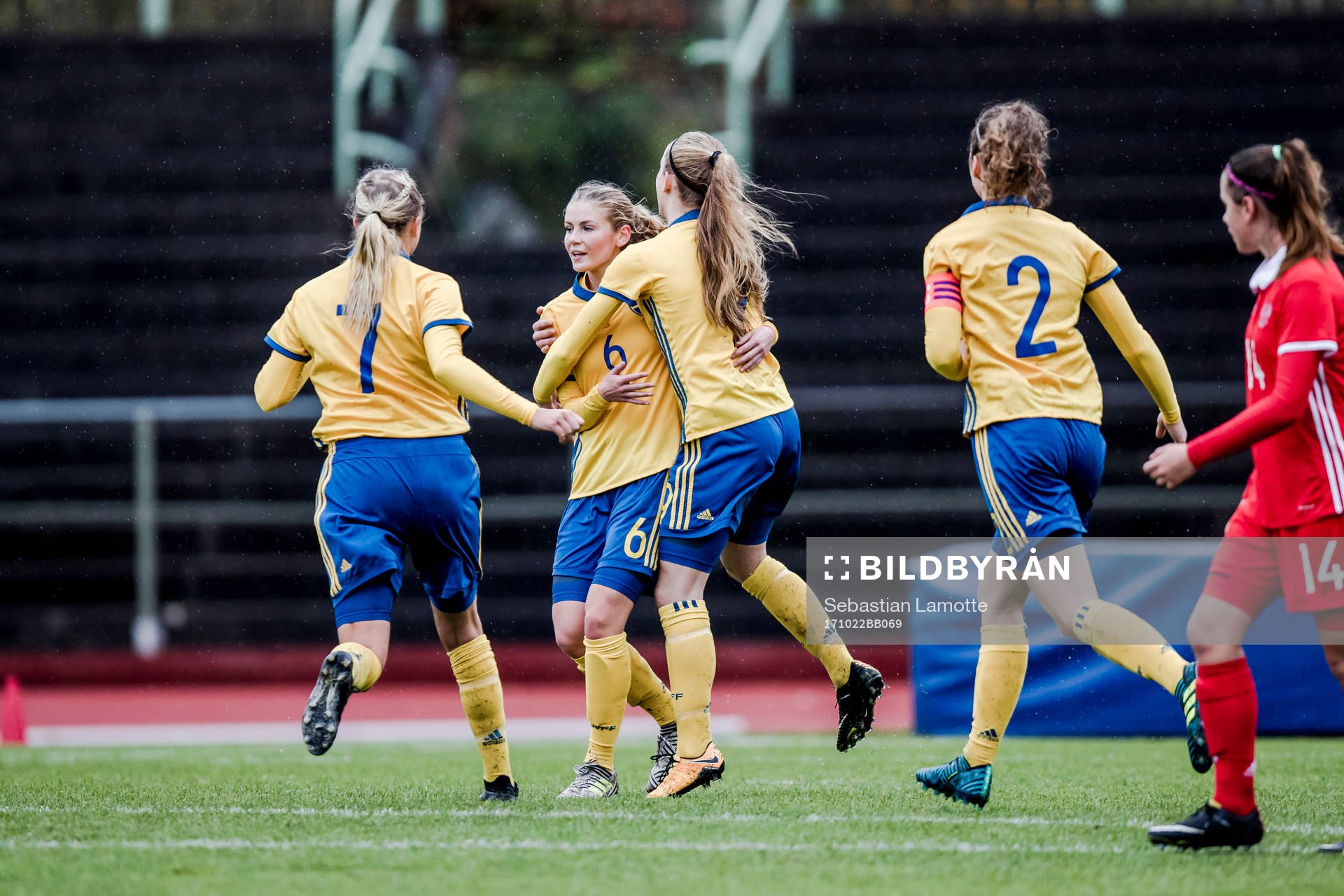 Sveriges Sveriges Wilma Ljung Klingwall har gjort 2-0 på