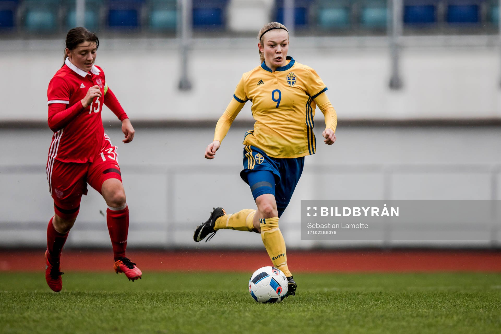 Sveriges Beata Olsson före Rysslands Anastasiya Frolova