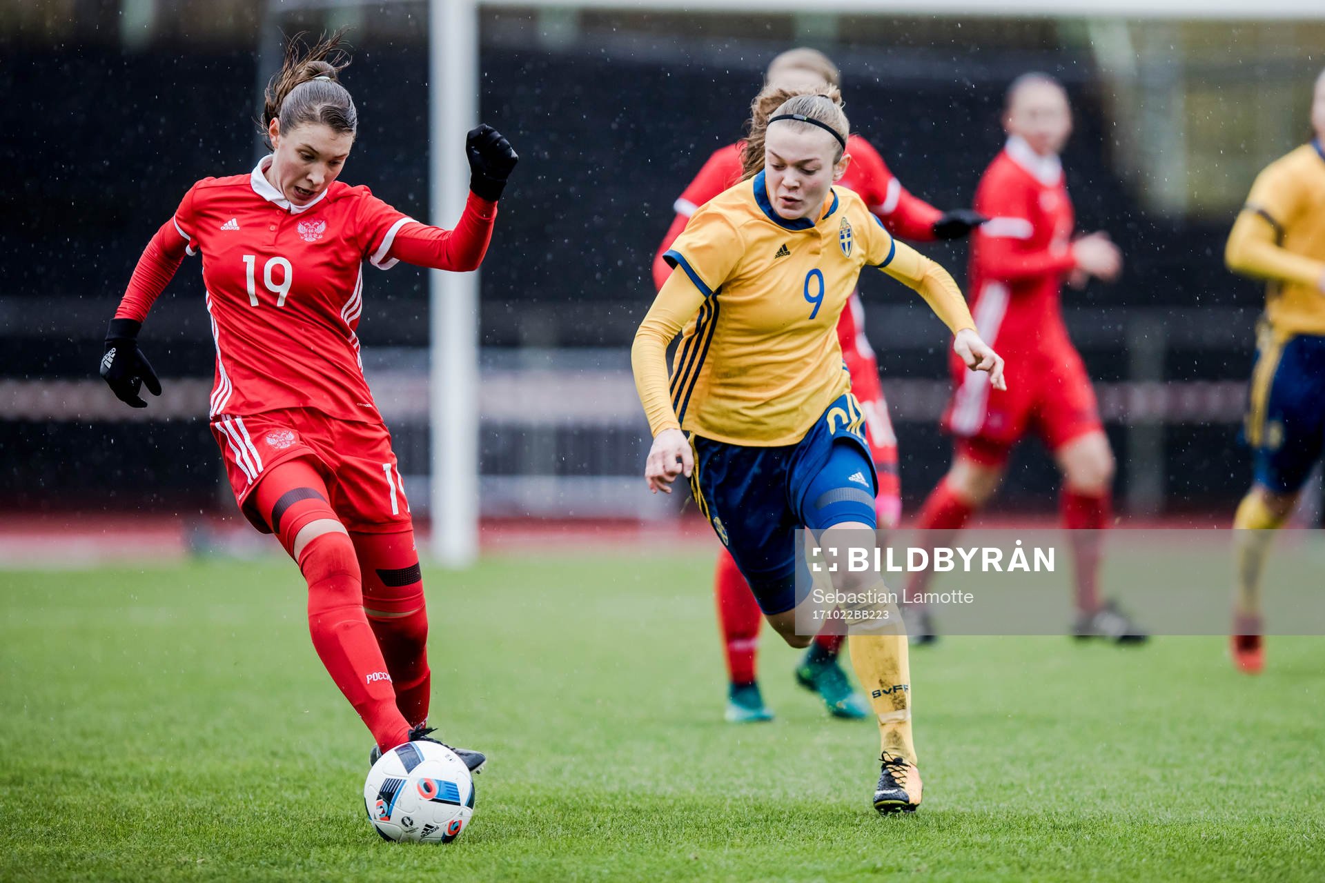 Sveriges Beata Olsson och Rysslands Anastasiia Shalimova